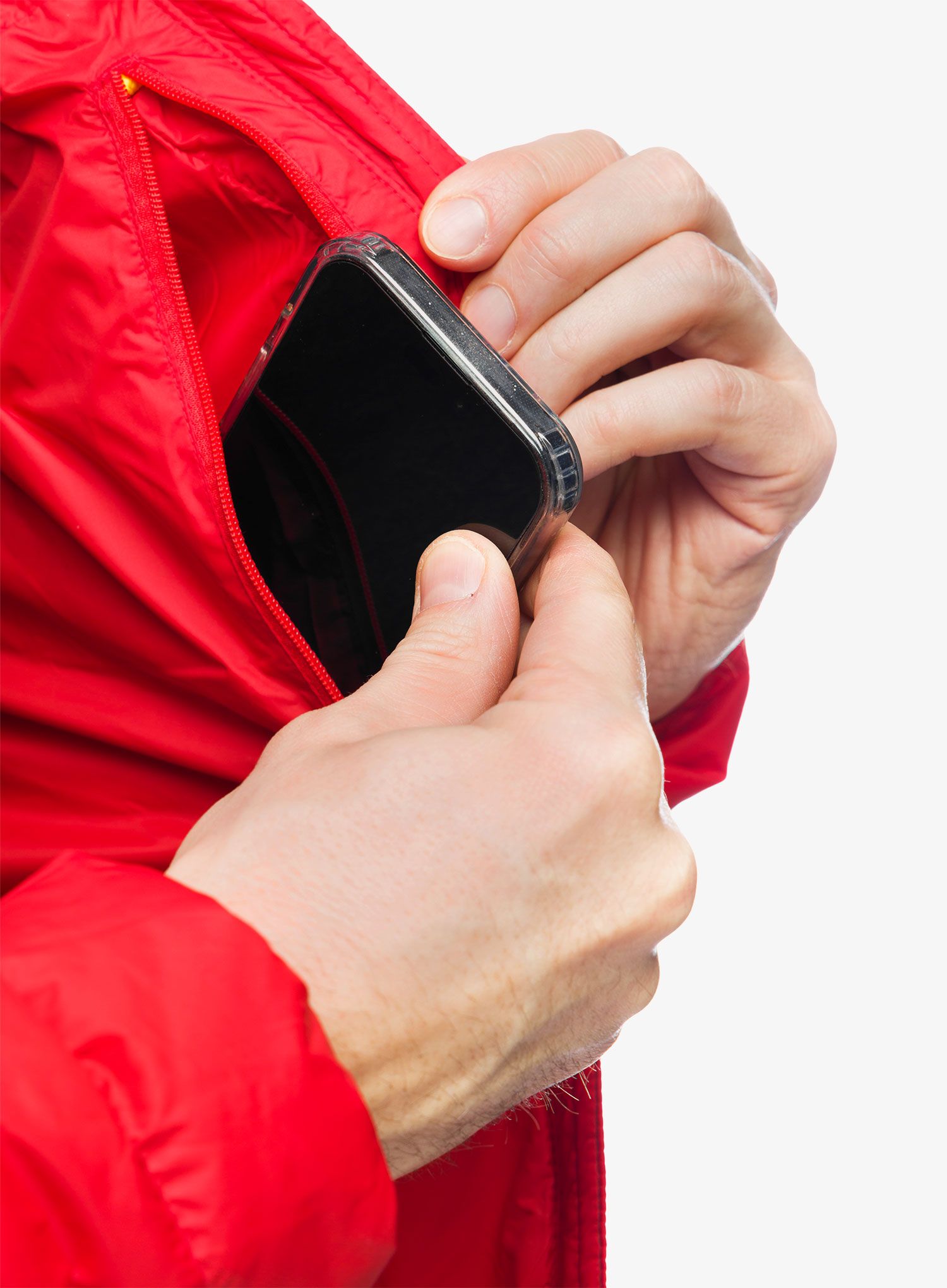 Пухено яке Fjallraven Expedition Pack Down Hoodie - true red