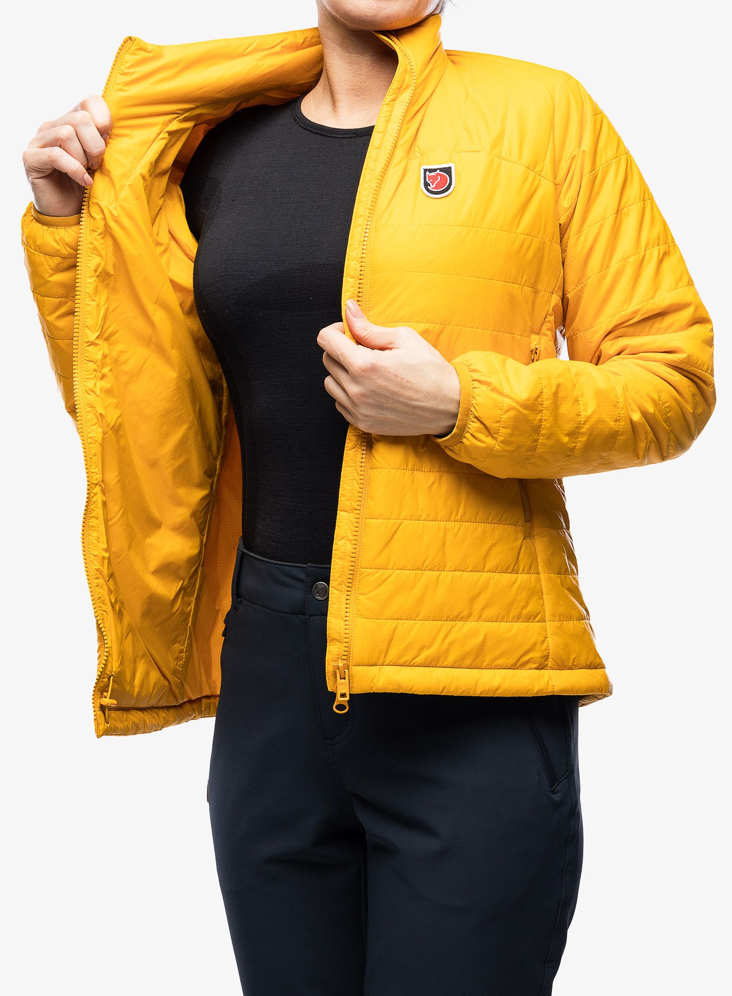 Дамско яке Fjallraven Expedition X-Latt Jacket - mustard yellow
