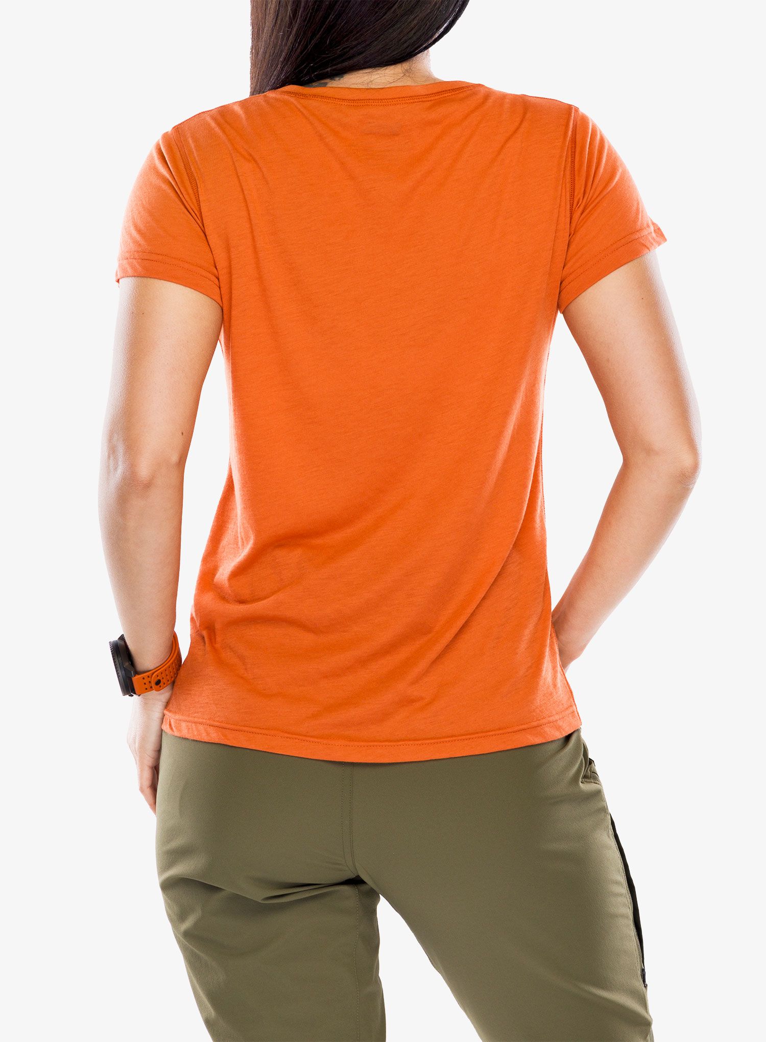 Дамска тениска Fjallraven High Coast Lite T-shirt - rowan red