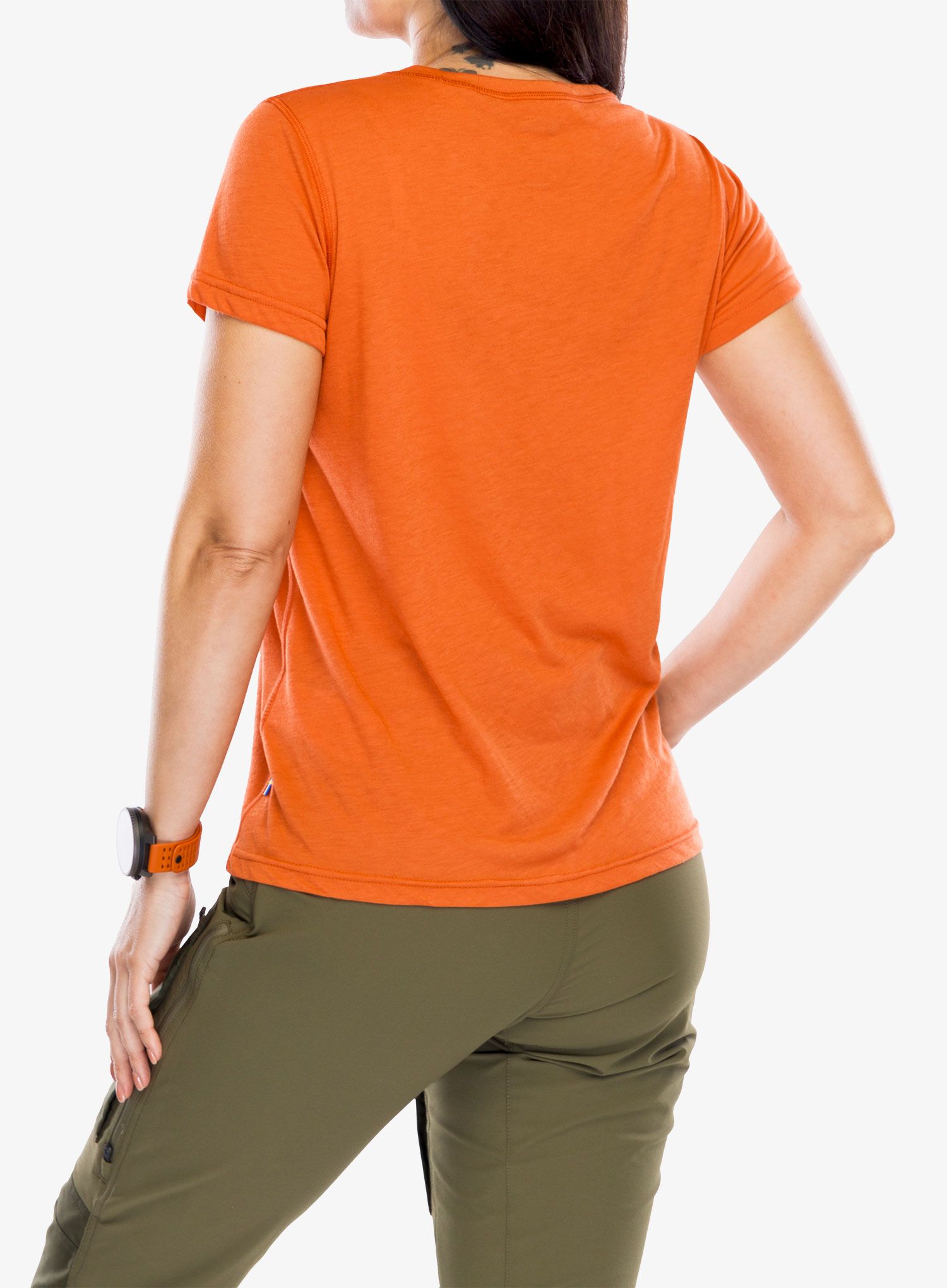 Дамска тениска Fjallraven High Coast Lite T-shirt - rowan red