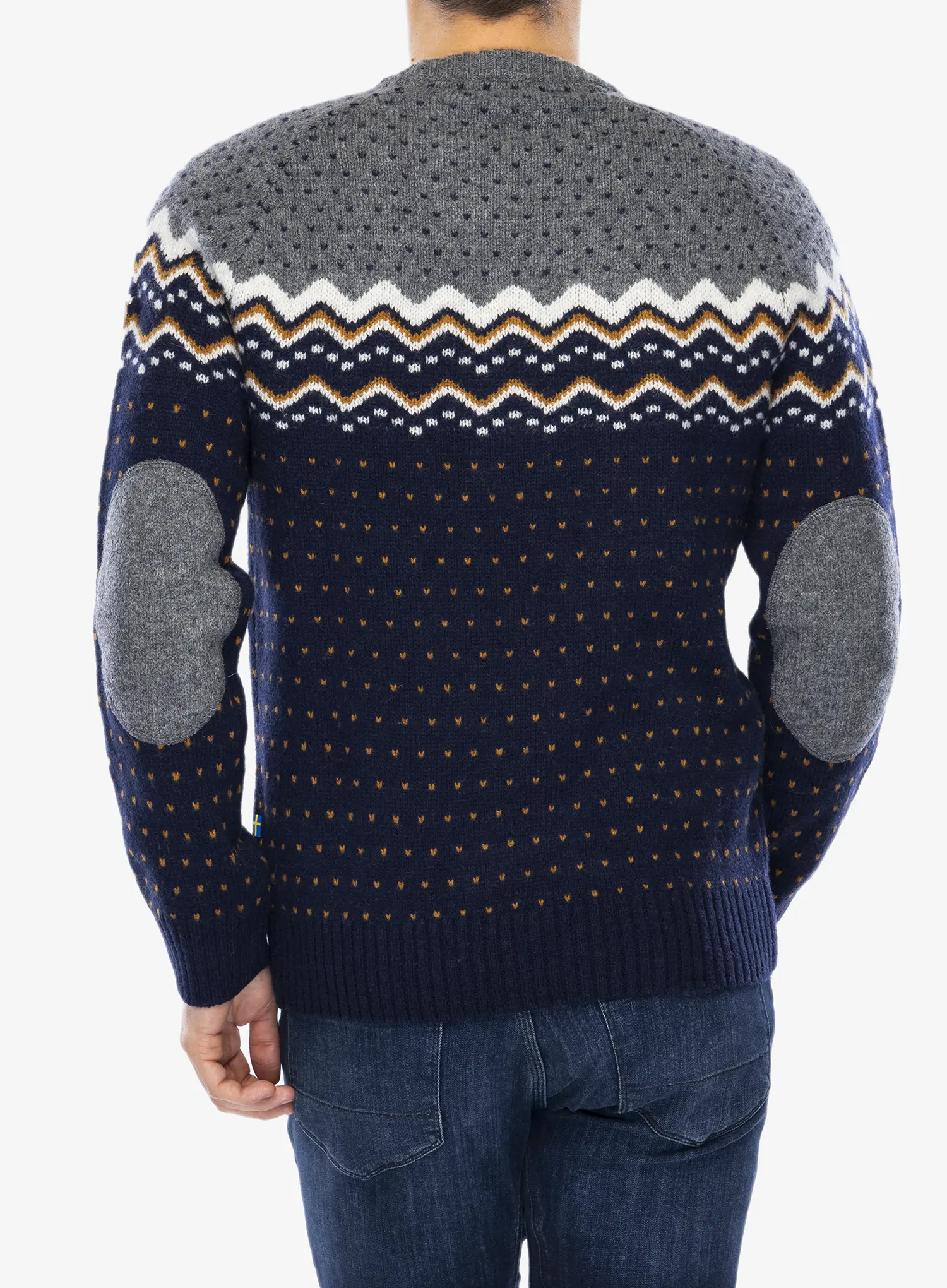 Пуловер Fjallraven Ovik Knit Sweater - dark navy/navy