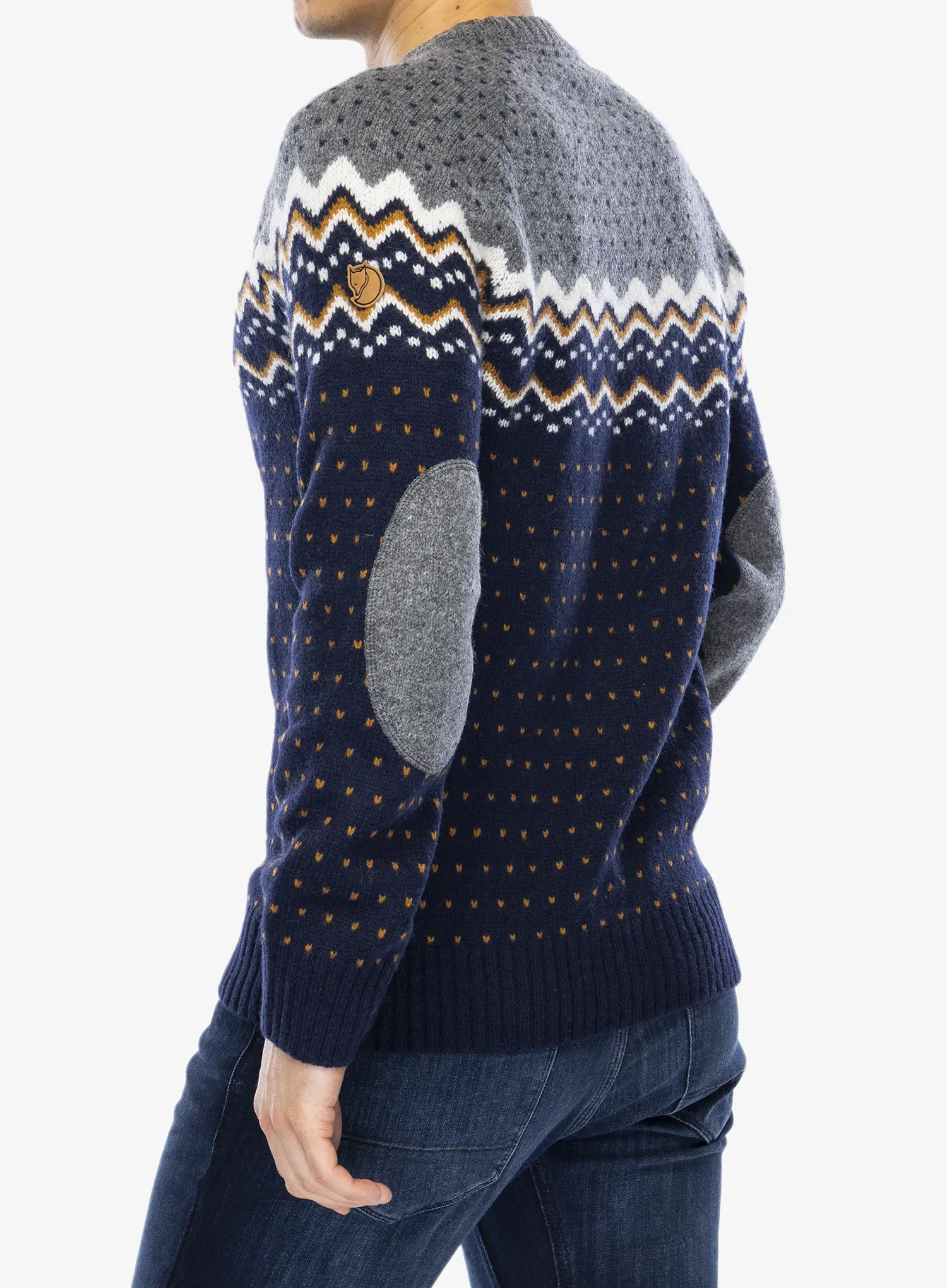 Пуловер Fjallraven Ovik Knit Sweater - dark navy/navy