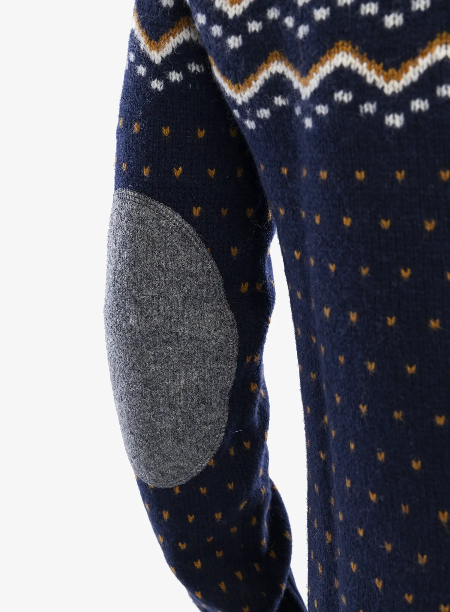Пуловер Fjallraven Ovik Knit Sweater - dark navy/navy