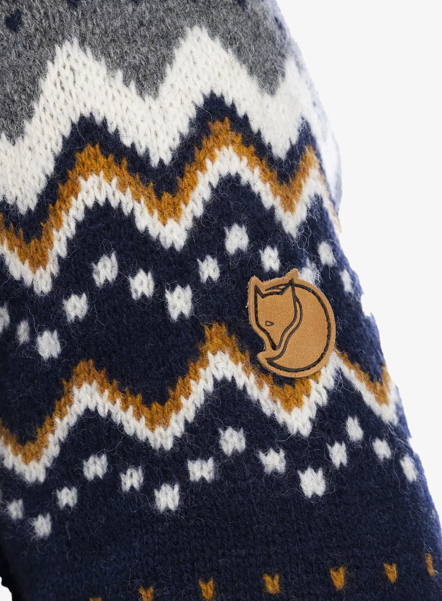 Пуловер Fjallraven Ovik Knit Sweater - dark navy/navy