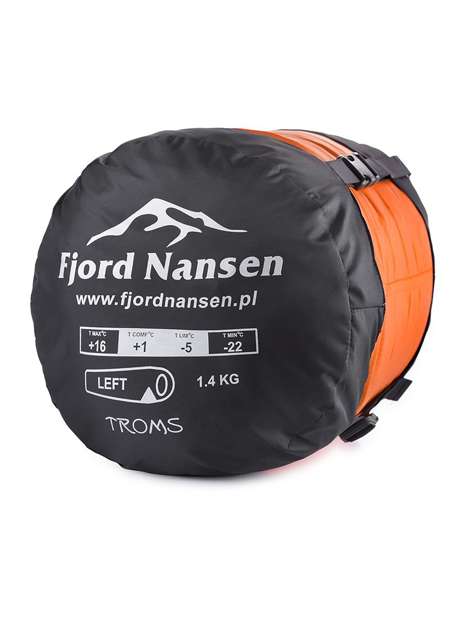 Синтетичен спален чувал Fjord Nansen Troms XL Wide (195 cm) - carnelian/carnelian