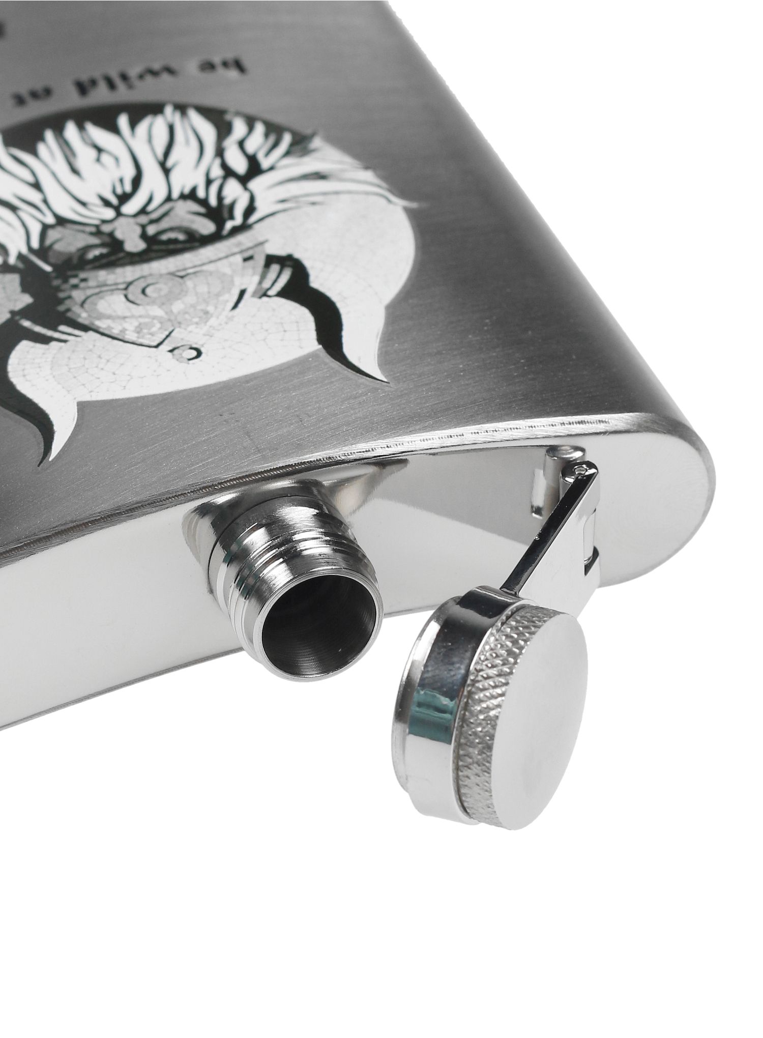 Джобна бутилка Fjord Nansen Vill Viking Hip Flask - silver