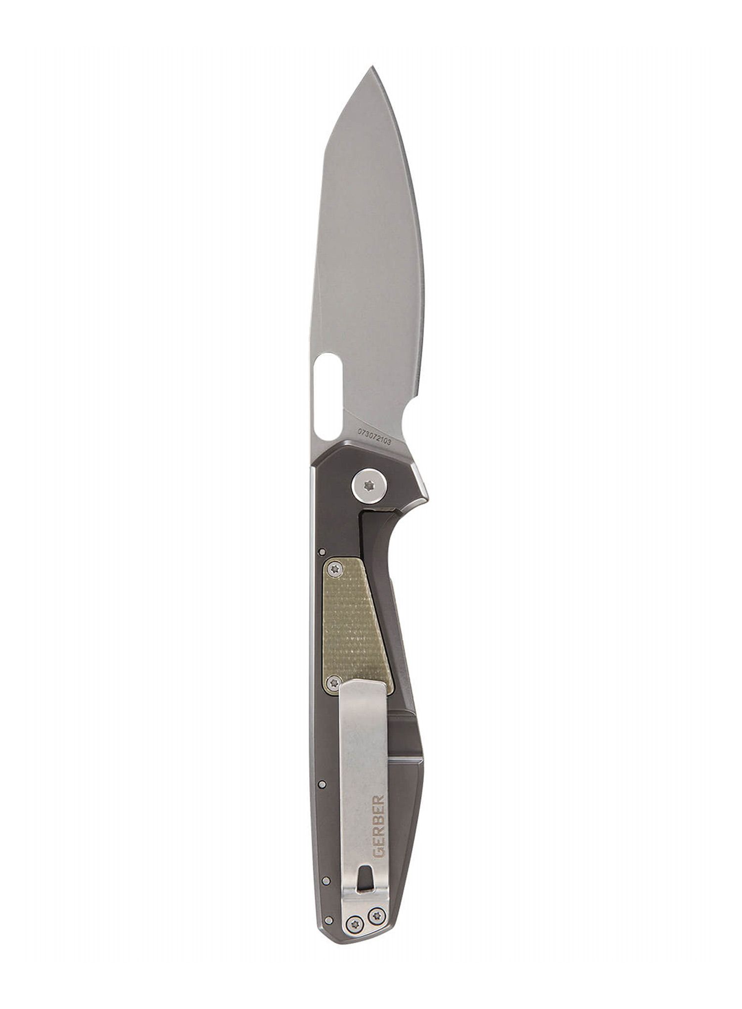 Сгъваем туристически нож Gerber Slimsada D2 - olive