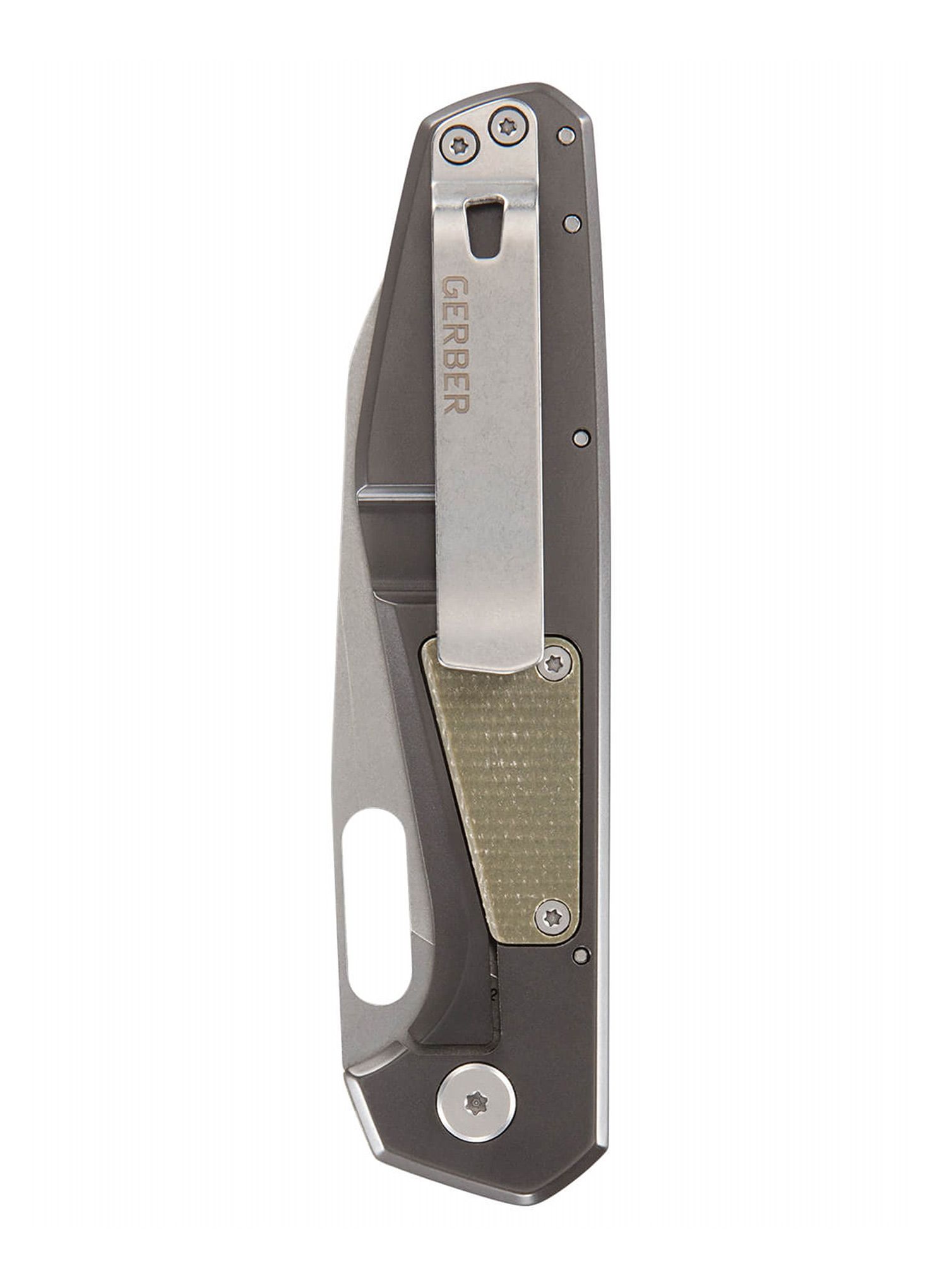 Сгъваем туристически нож Gerber Slimsada D2 - olive