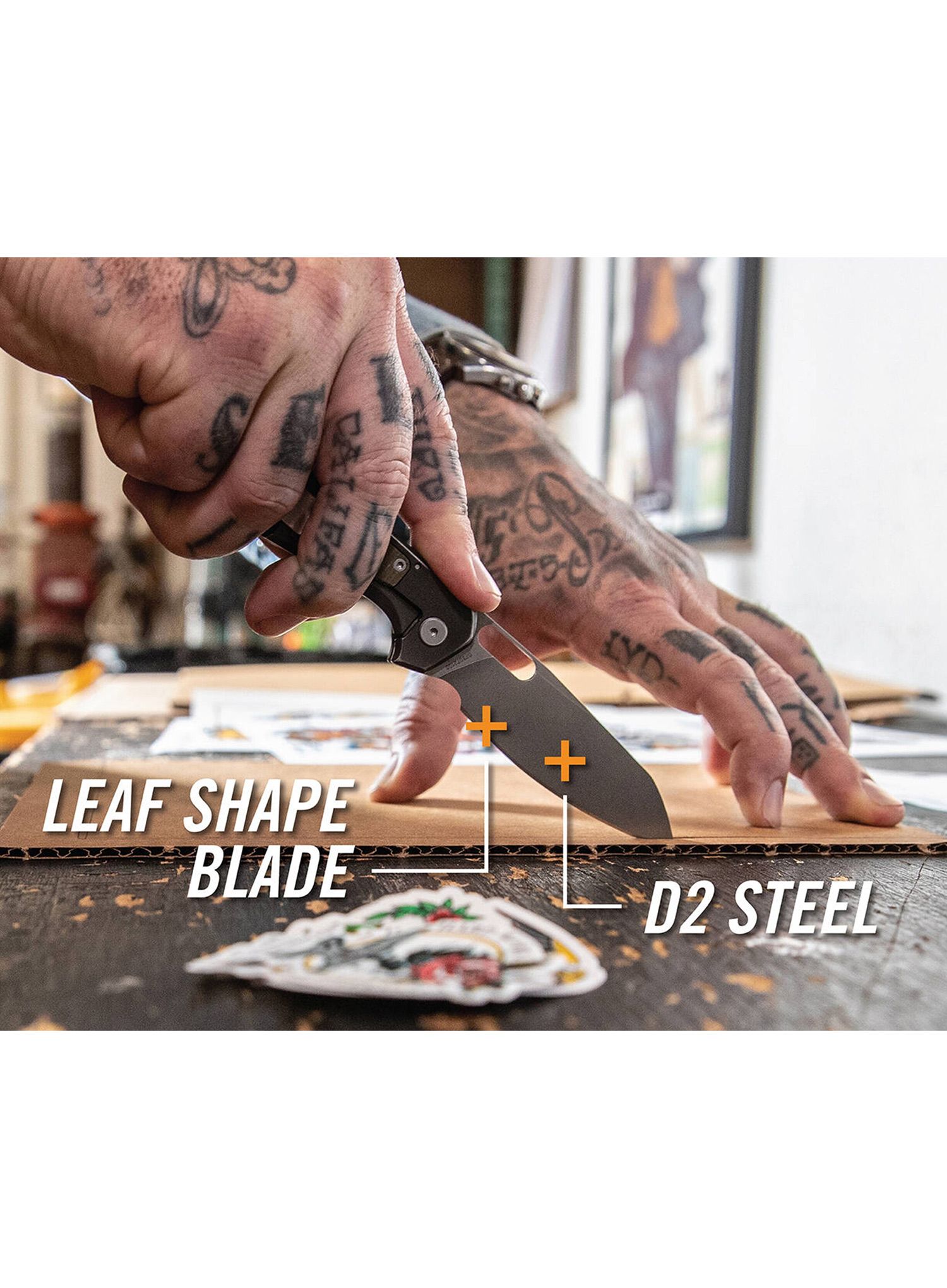 Сгъваем туристически нож Gerber Slimsada D2 - olive