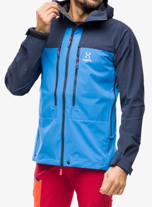 Яке cофтшел Haglofs Roc Sight Softshell Jacket - nordic blue/tarn