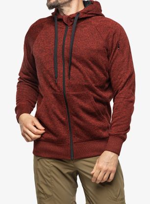 Суичър с качулка Helikon-Tex Covert Tactical Hoodie Full Zip - melange red