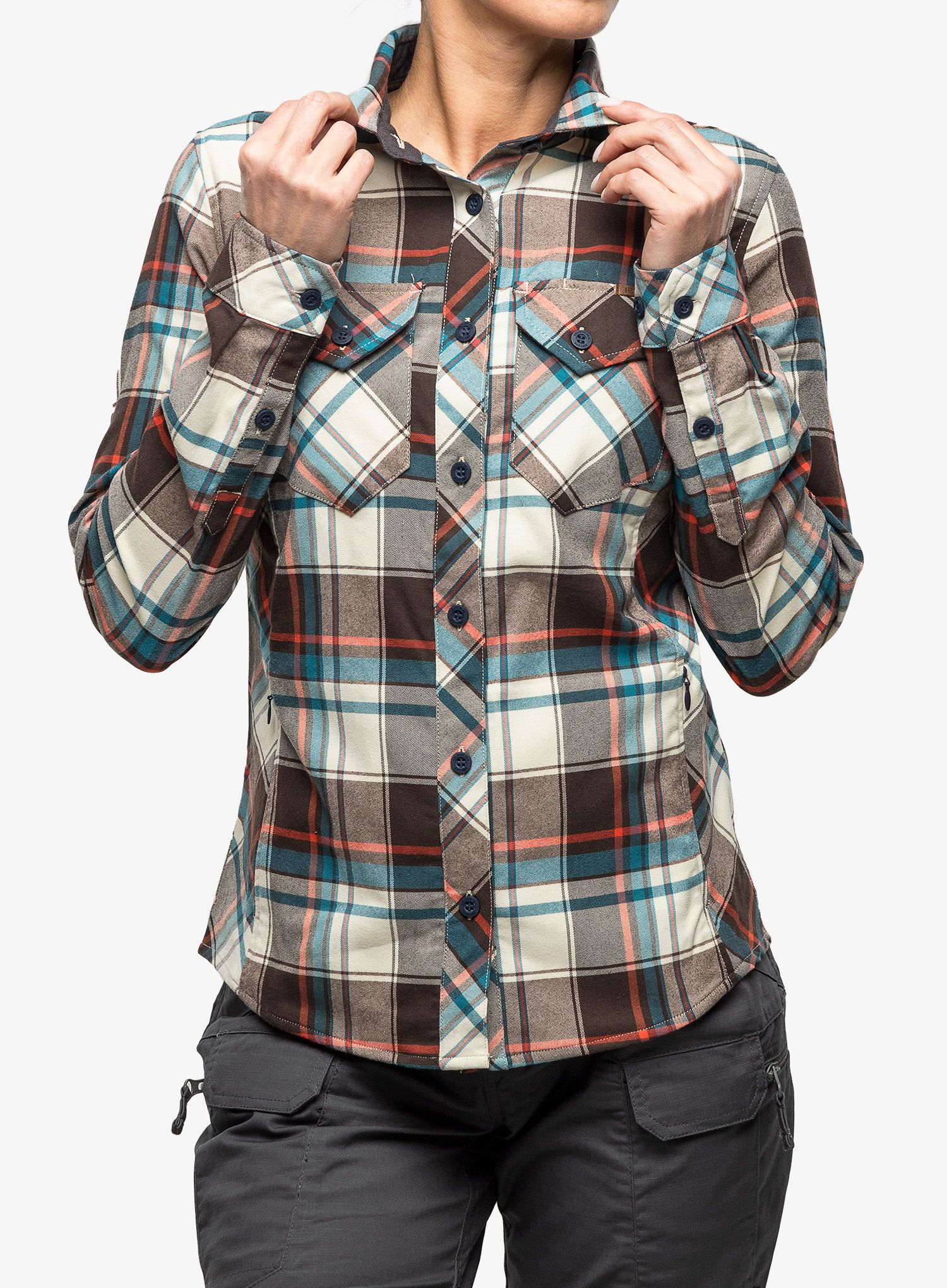 Дамска туристическа риза Helikon-Tex Marigold Woman's Shirt - foggy