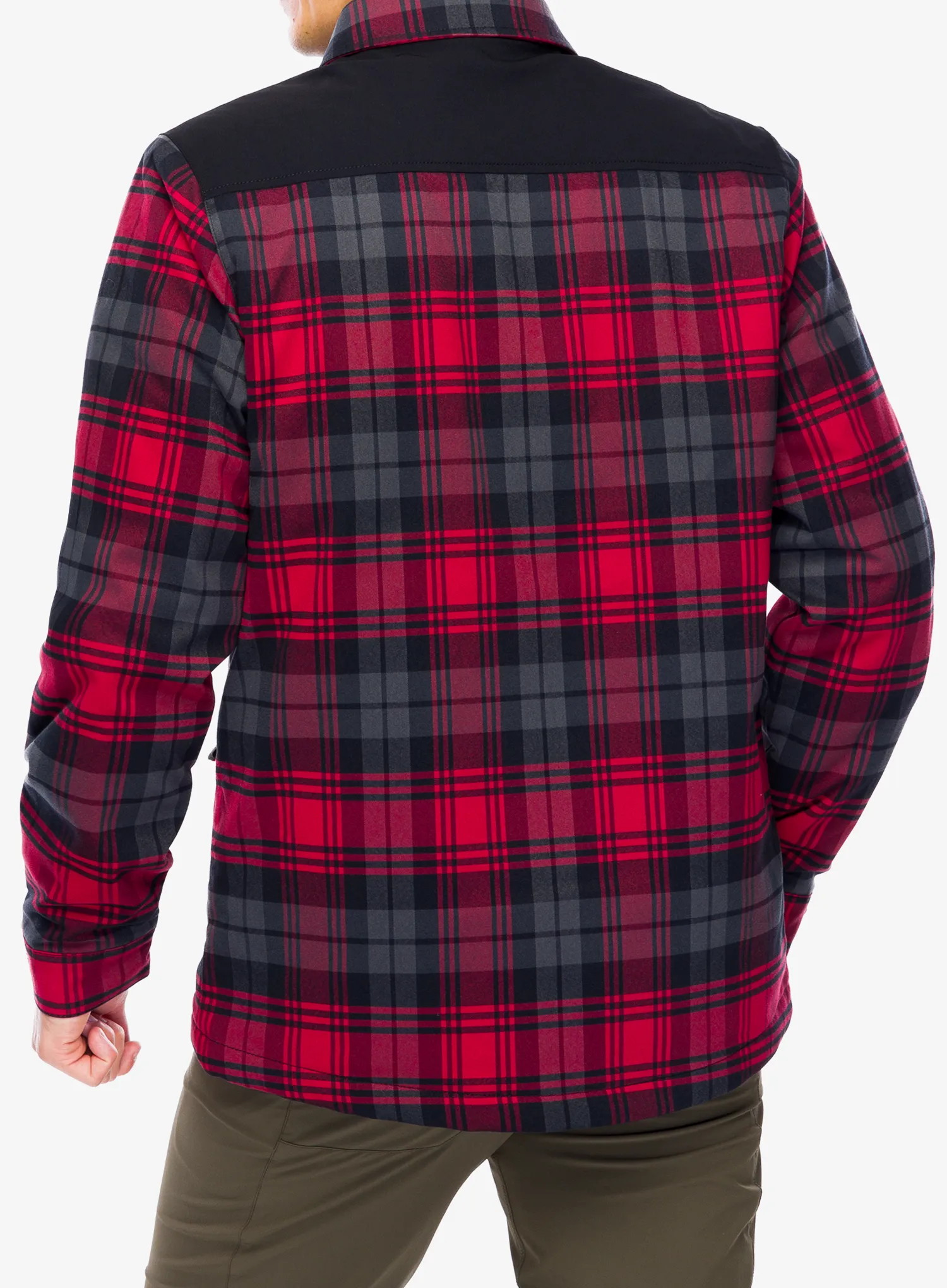 Изолирана риза Helikon-Tex Winter Warden Shirt - slate crimson plaid