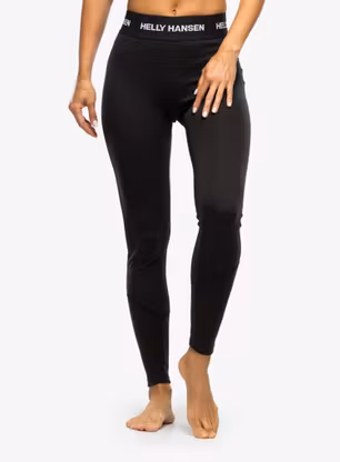 Дамски термоактивен клин Helly Hansen LIFA Merino Midweight Pant - black/black gum