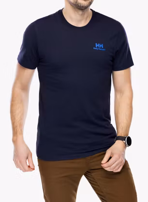 Тениска Helly Hansen Nord Graphic T-Shirt - navy