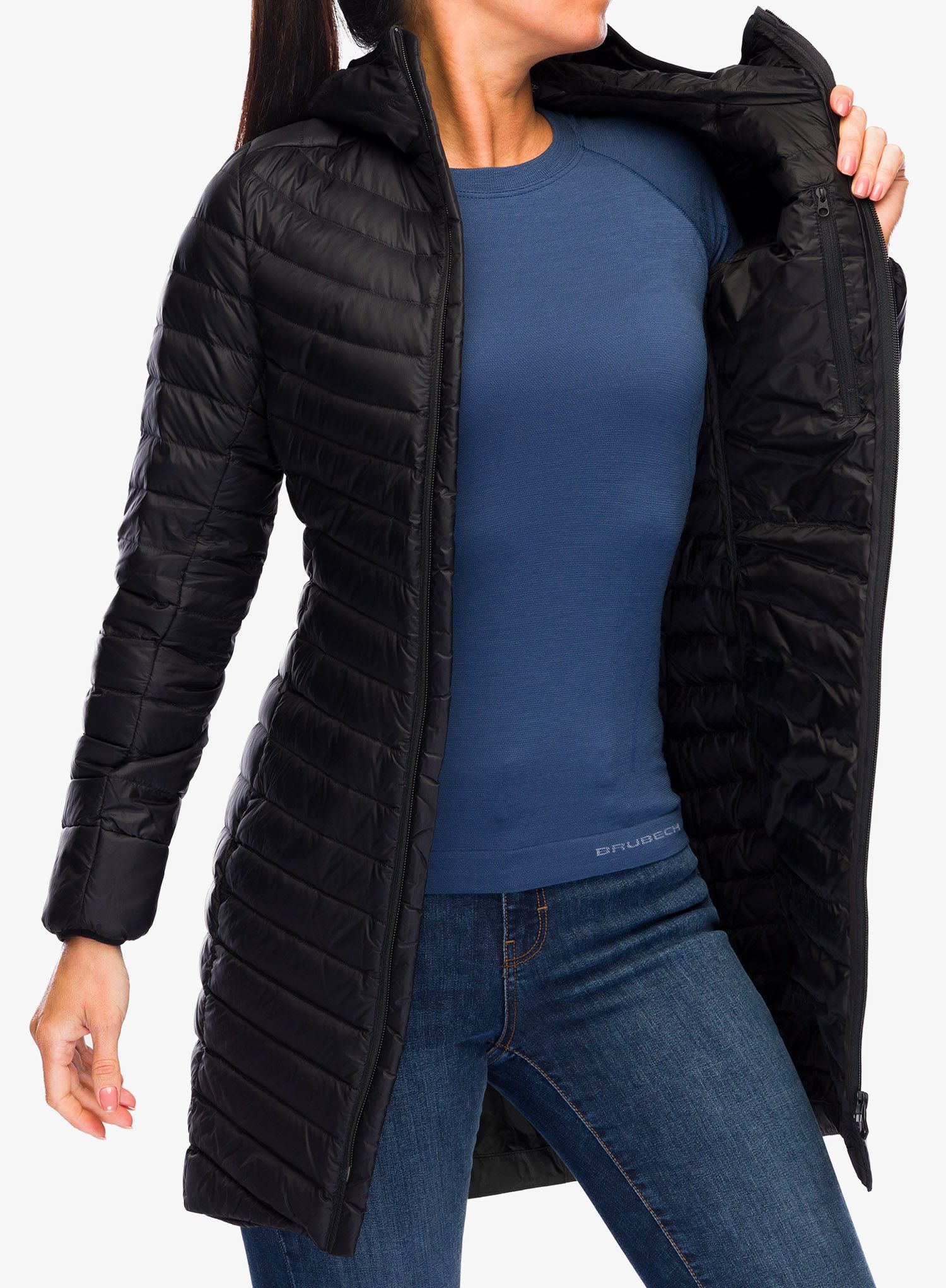 Дамско палто Helly Hansen Verglas Long Down Insulator Jacket - black