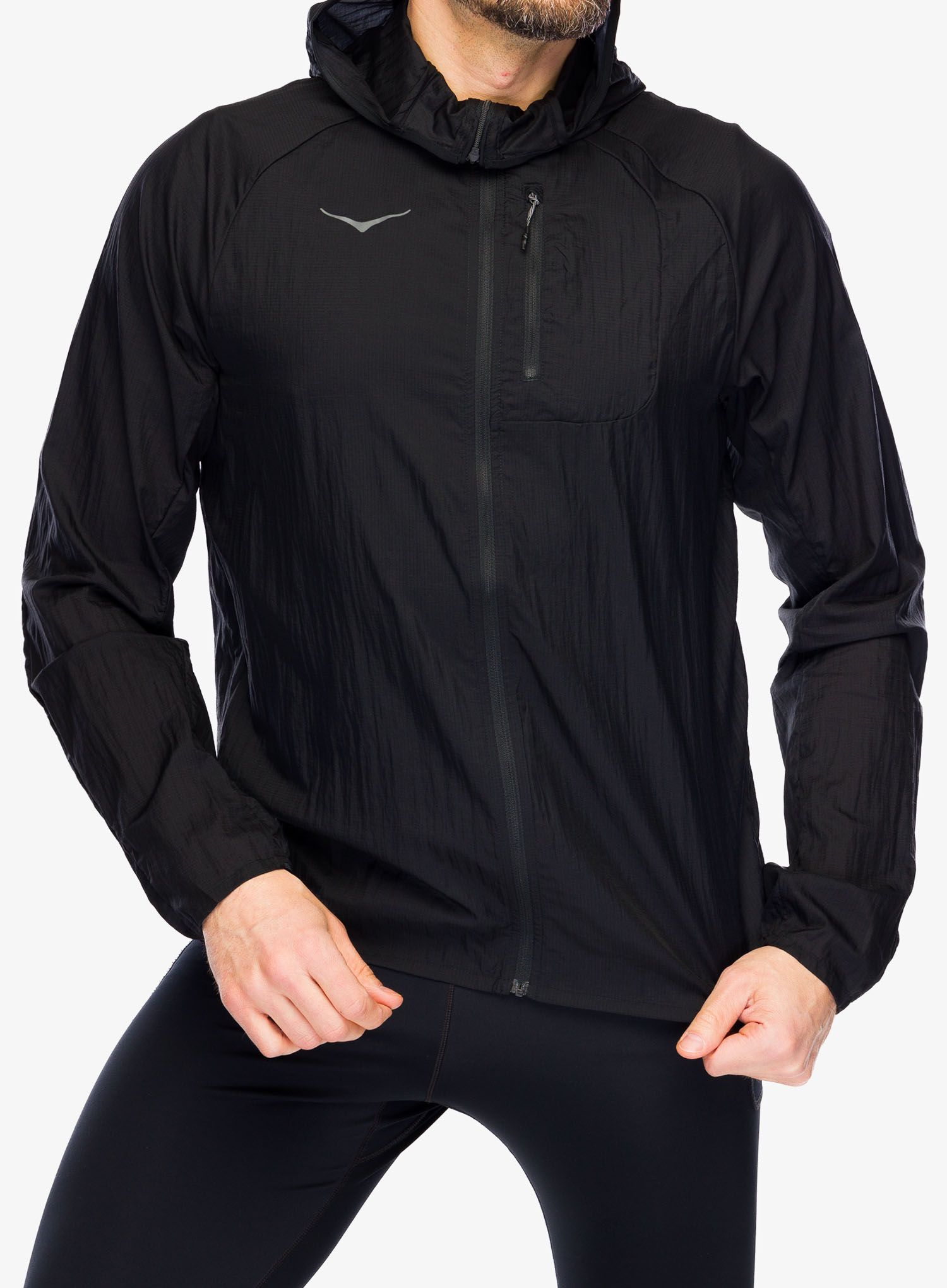 Яке ветровка Hoka Skyflow Jacket - black
