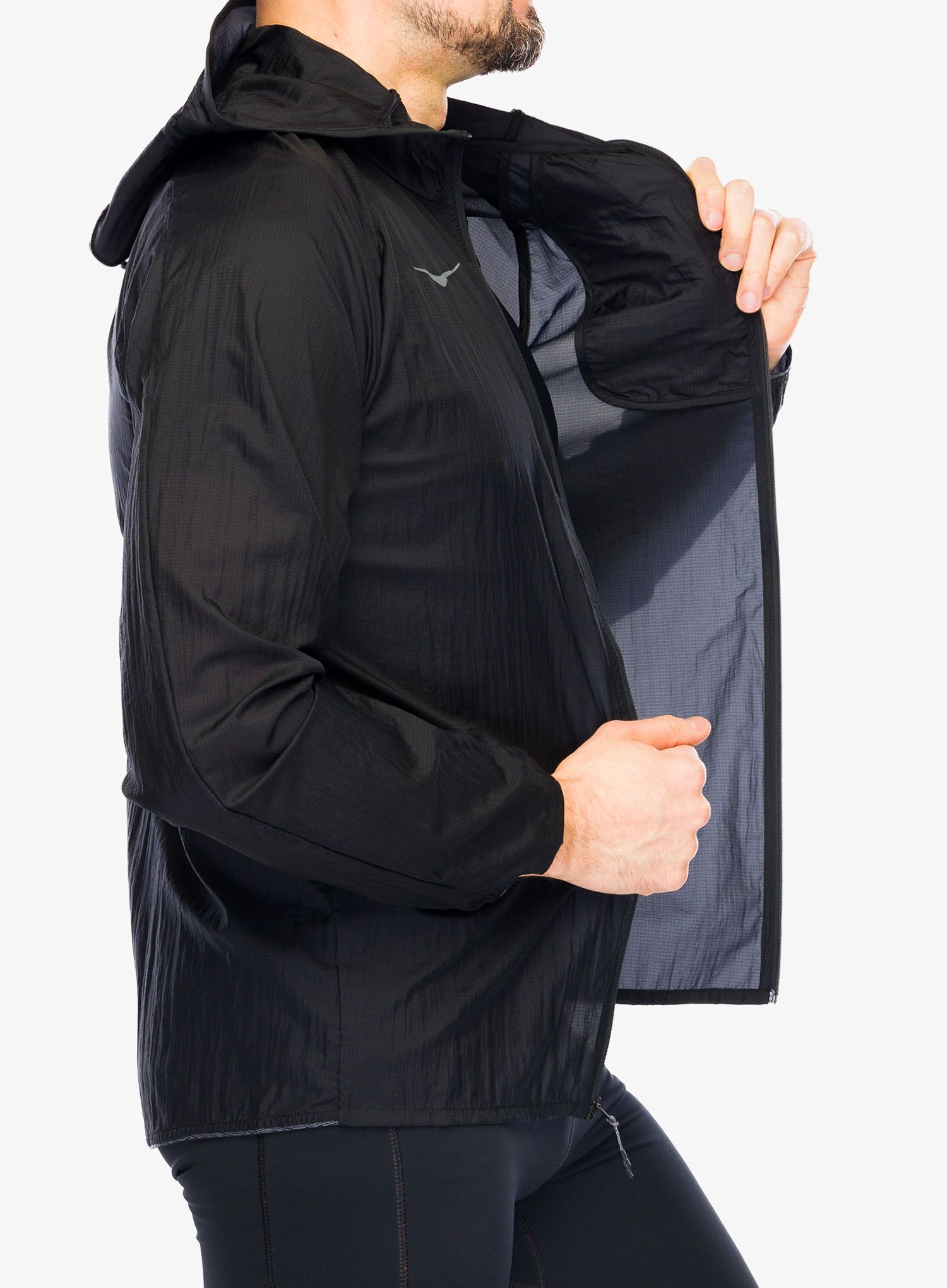 Яке ветровка Hoka Skyflow Jacket - black