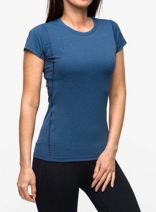 Дамска тениска за бягане Houdini Pace Air Tee - summit blue