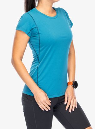 Дамска тениска за бягане Houdini Pace Air Tee - break blue