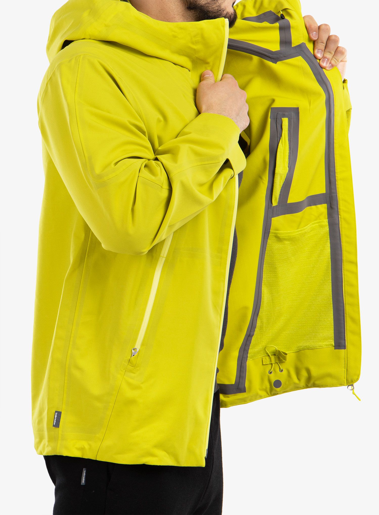 Яке Icebreaker Shell+ Hooded Jacket - shine