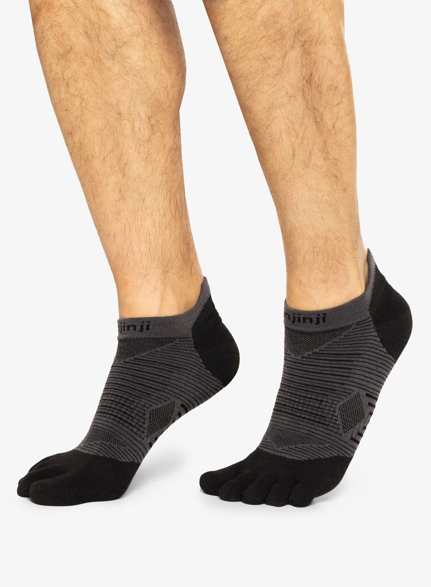 Чорапи за бягане Injinji Run LW No-Show Coolmax XtraLife - black
