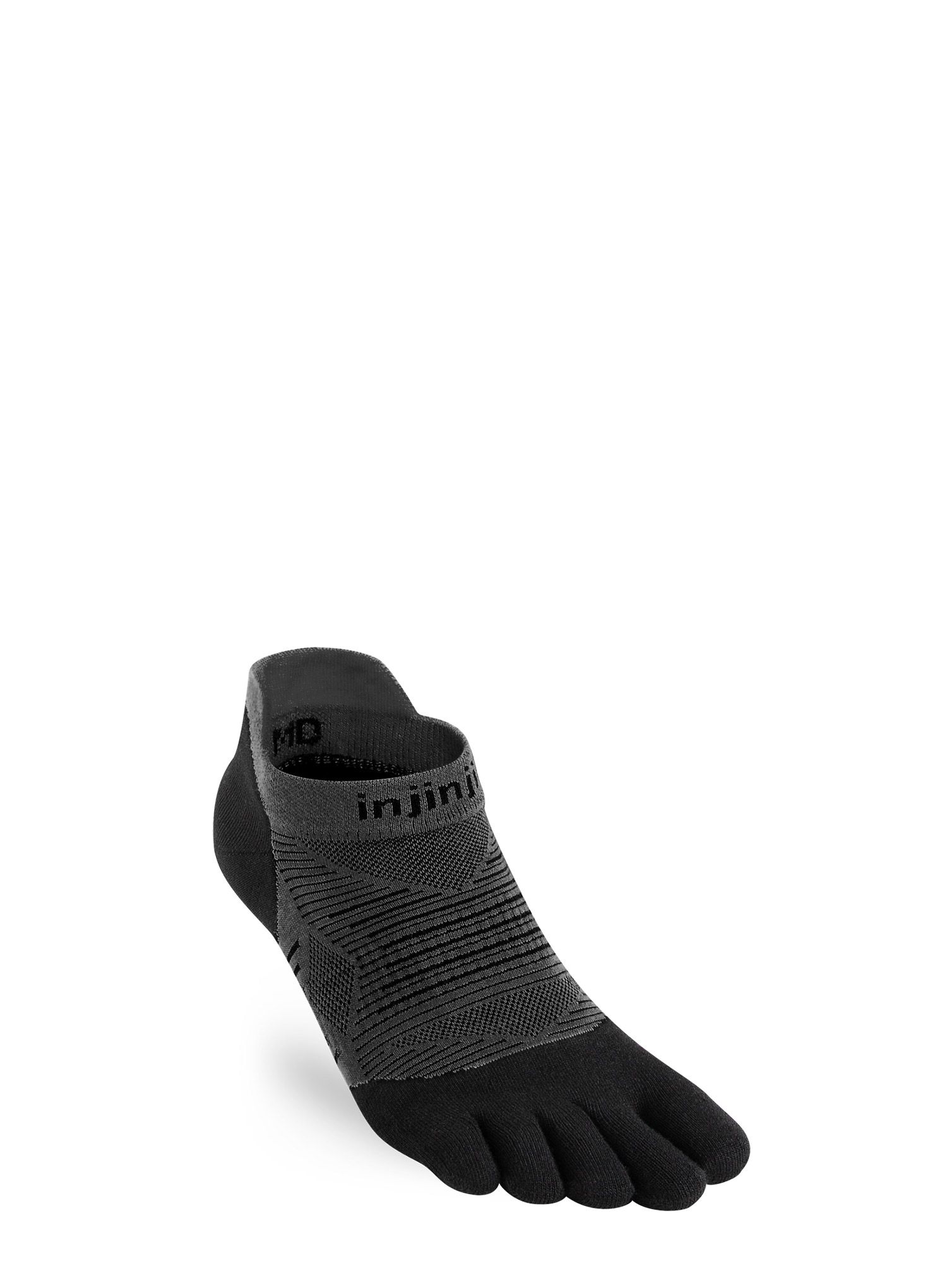 Чорапи за бягане Injinji Run LW No-Show Coolmax XtraLife - black