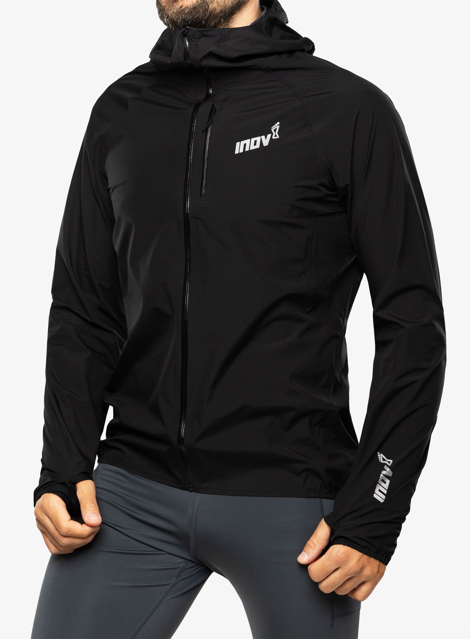 Яке за бягане Inov-8 Stormshell FZ V2 - black