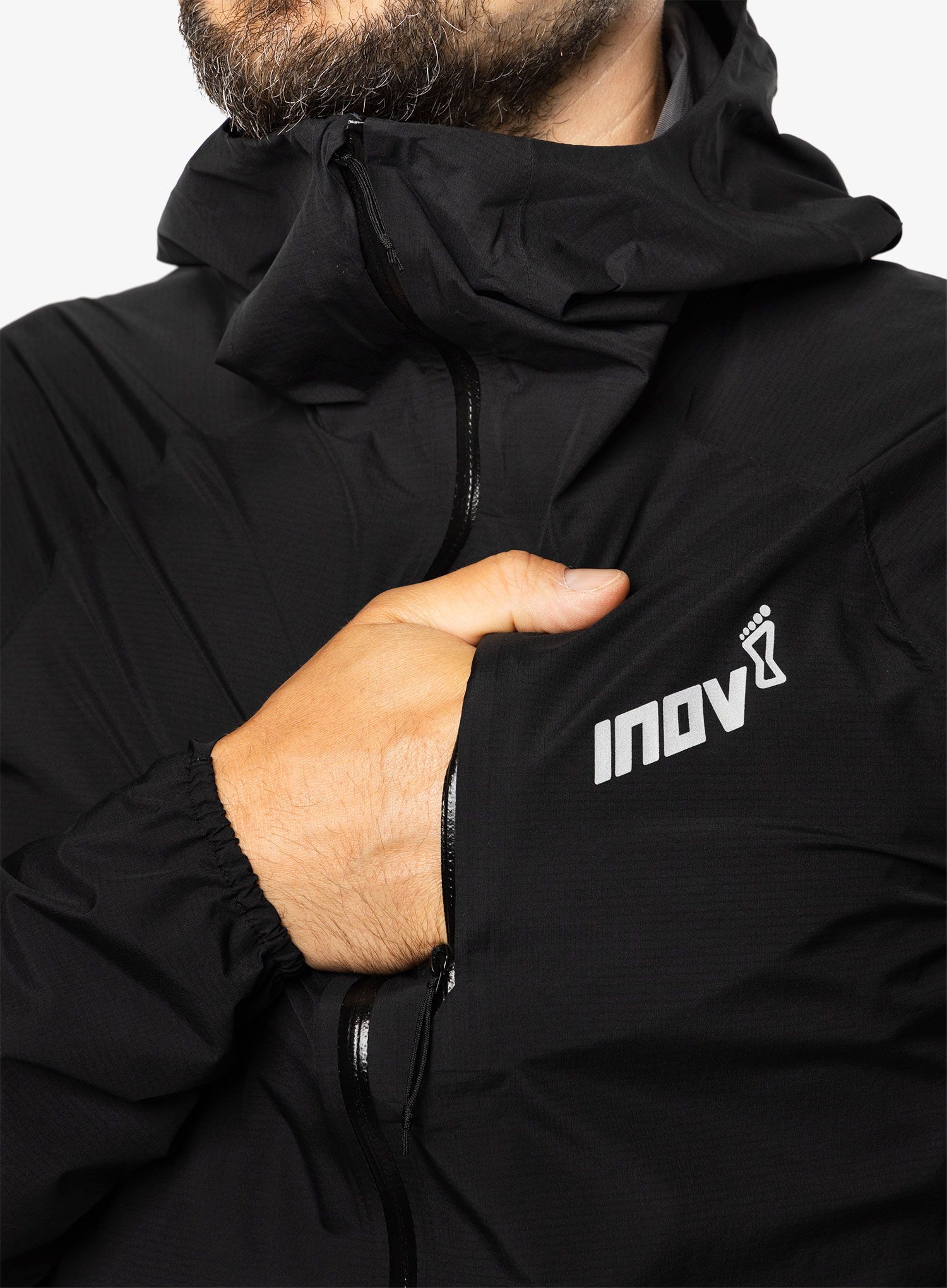 Яке за бягане Inov-8 Stormshell FZ V2 - black