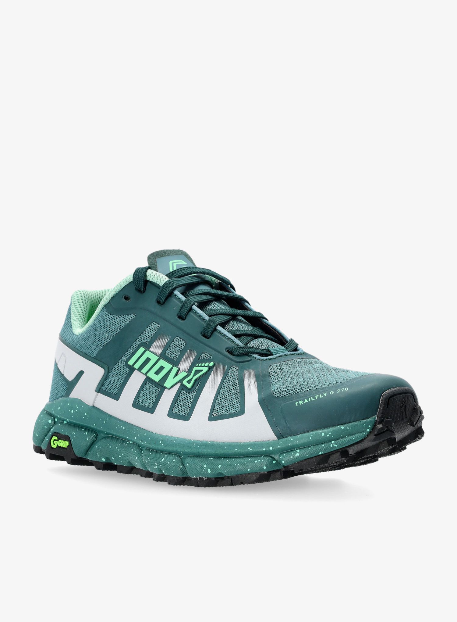 Дамски обувки за планинско бягане Inov-8 TrailFly G 270 - pine/mint