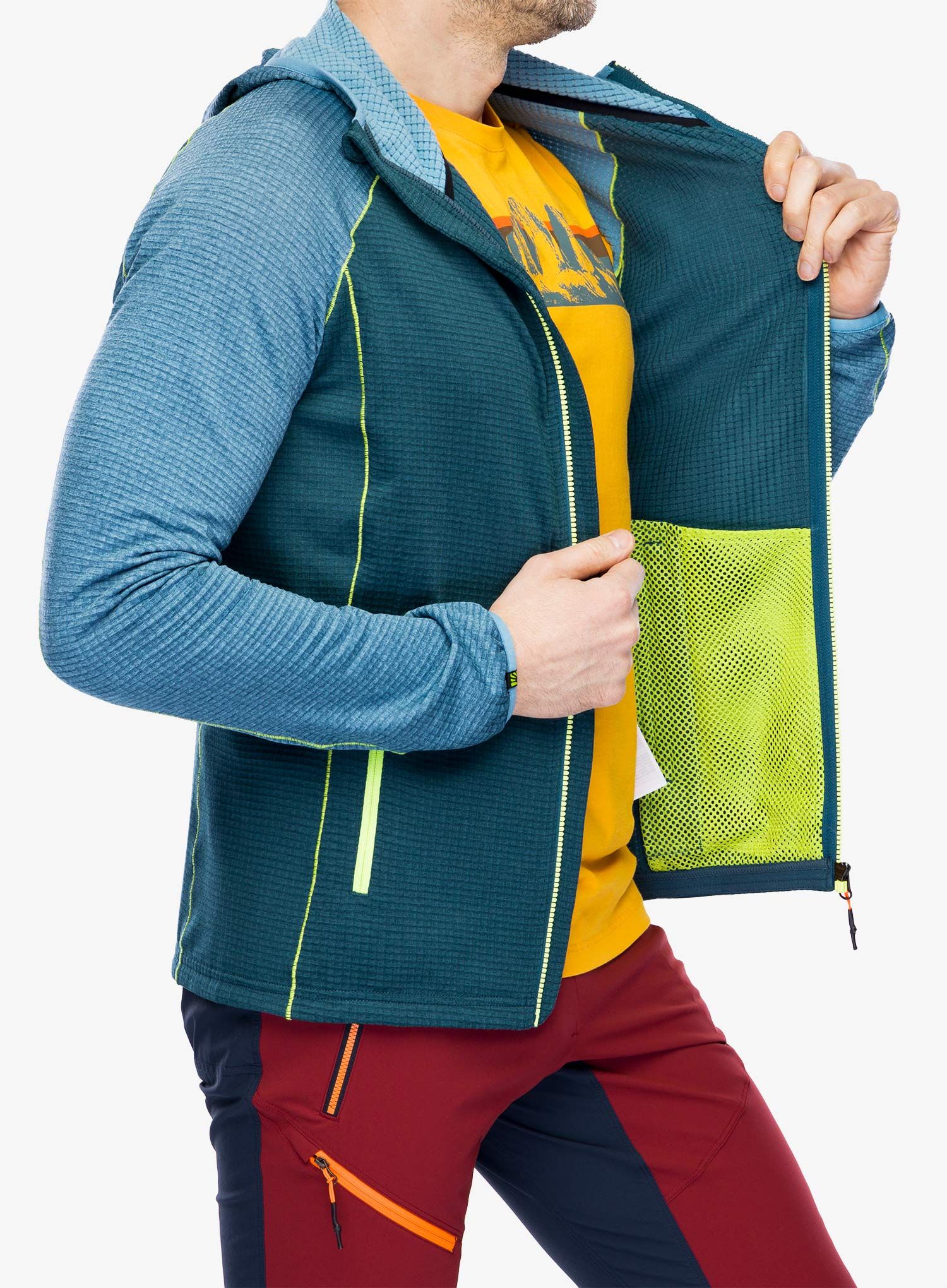 Суичър с качулка Karpos Ambrizzola Full-Zip Hoodie - stargazer/niagara