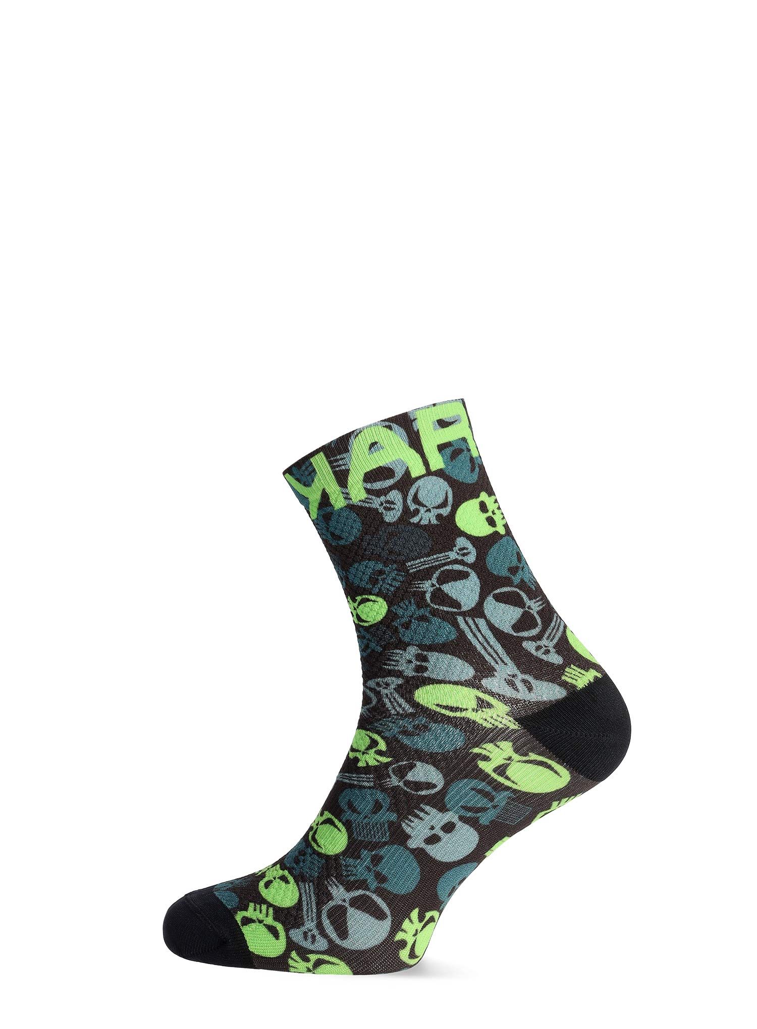 Велосипедни чорапи Karpos Green Fire Socks - ombre blue bluefin smoke blue