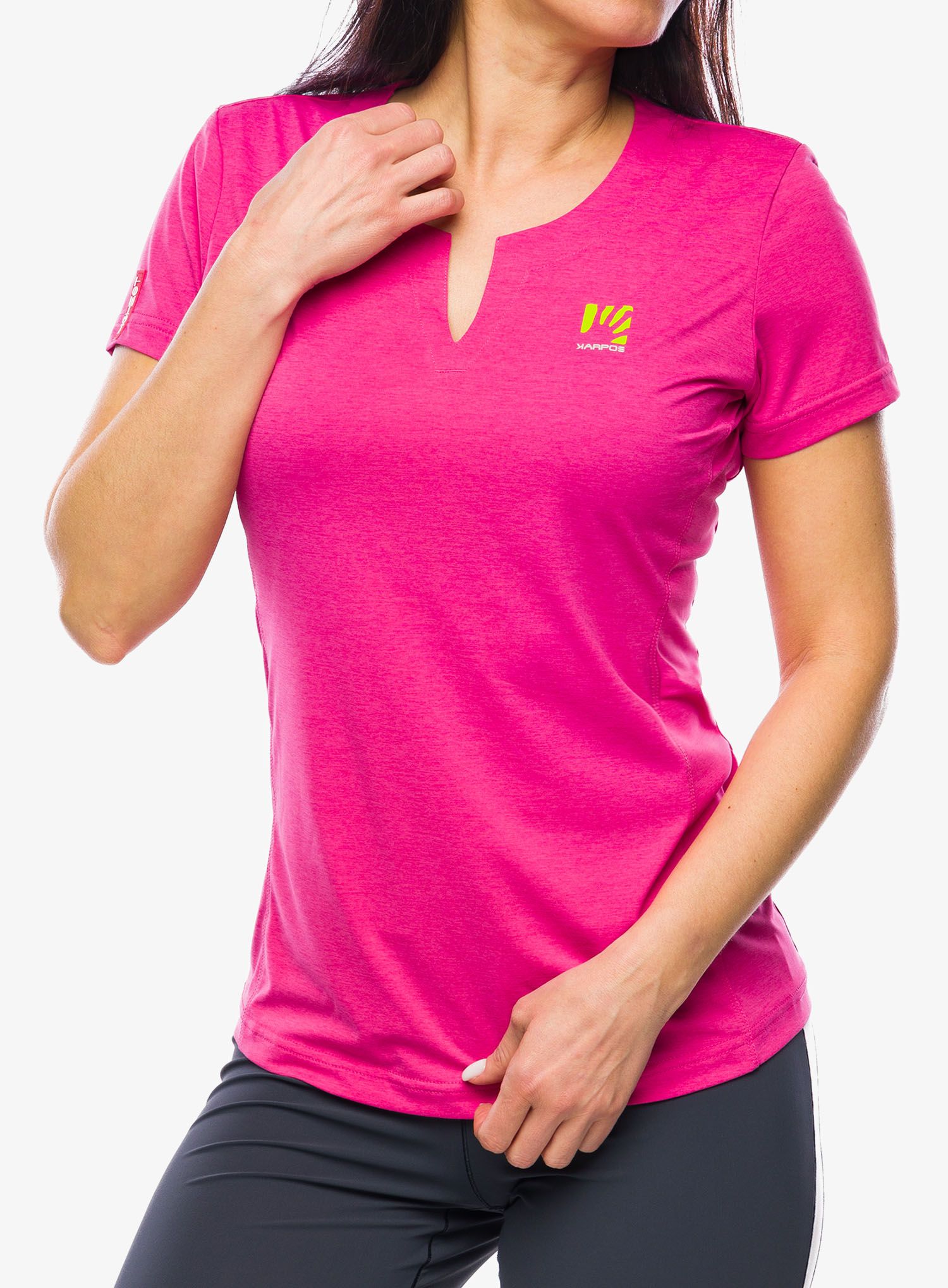 Дамска бързосъхнеща тениска Karpos K-Performance T-Shirt - cabaret