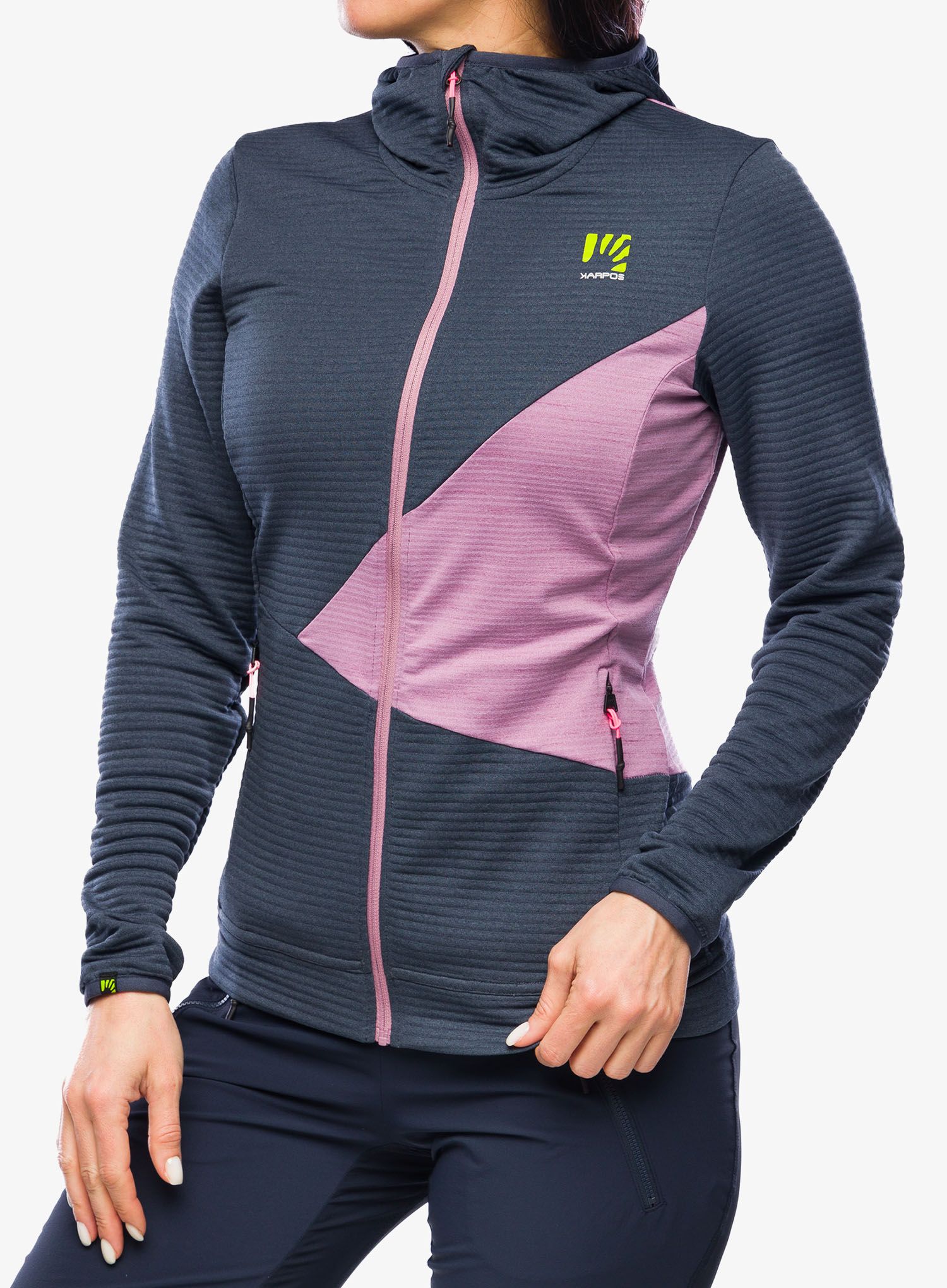 Дамски трекинг суичър Karpos Nuvolau Fleece - ombre blue/valerian