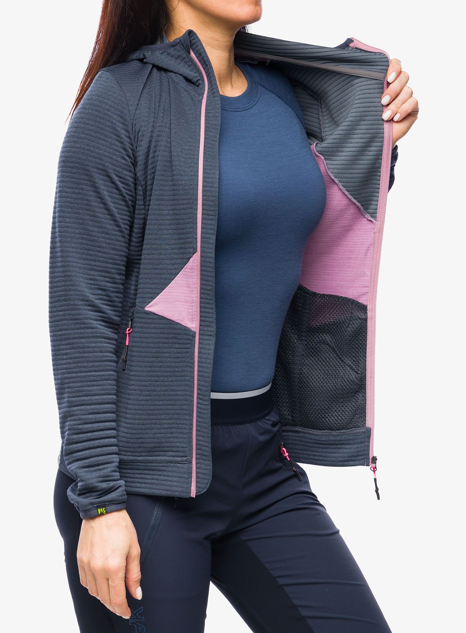 Дамски трекинг суичър Karpos Nuvolau Fleece - ombre blue/valerian