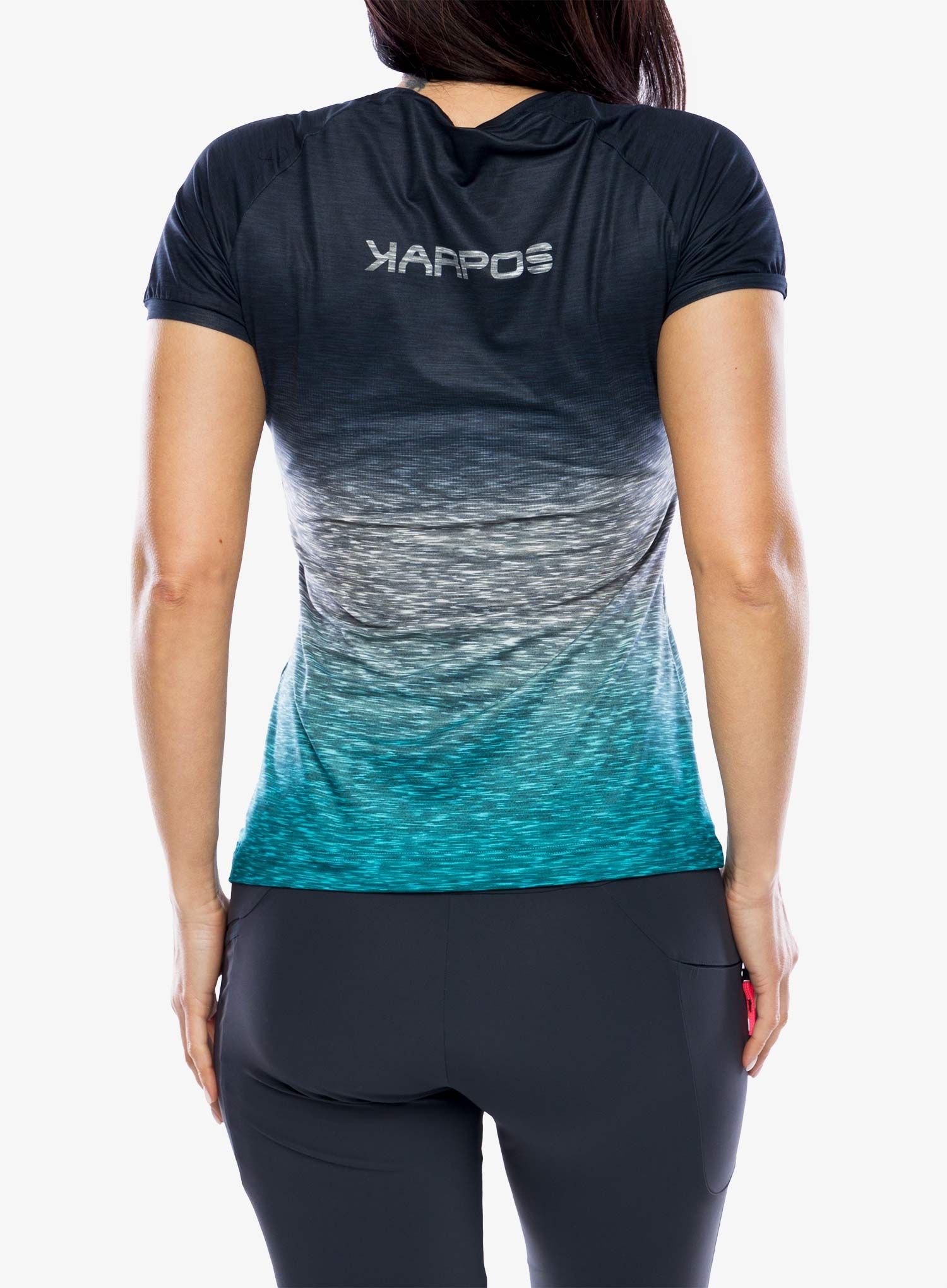Дамска бързосъхнеща тениска Karpos Prato Piazza Jersey - blue atoll/sky captain