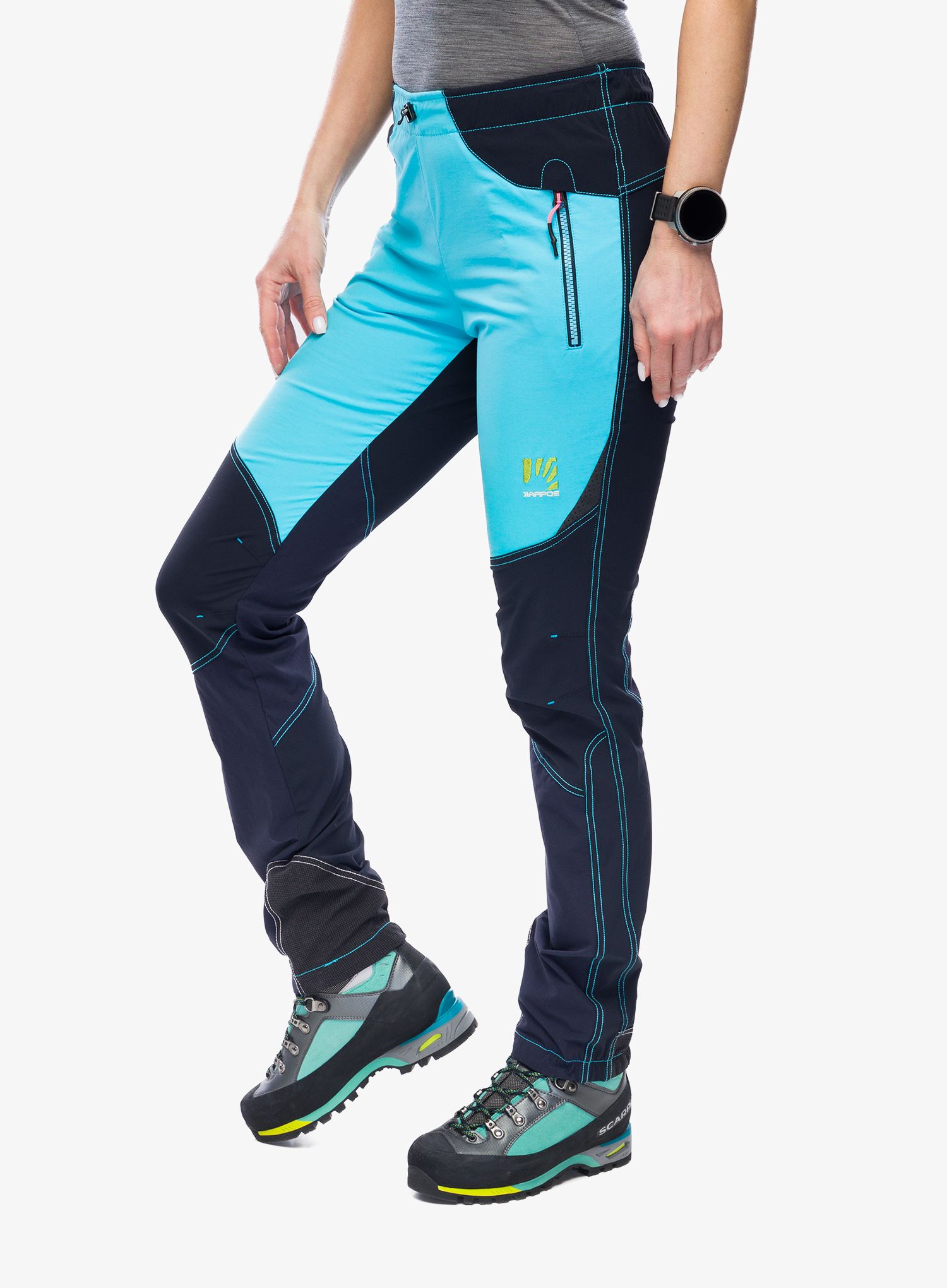 Дамски панталони Karpos Rock Pants - blue atoll/sky captain