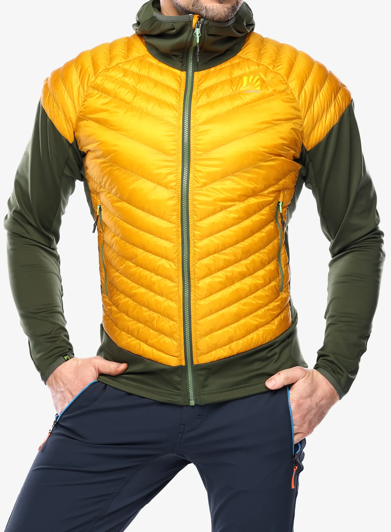 Хибридно яке Karpos Sass De Mura Jacket - radiant/rifle green