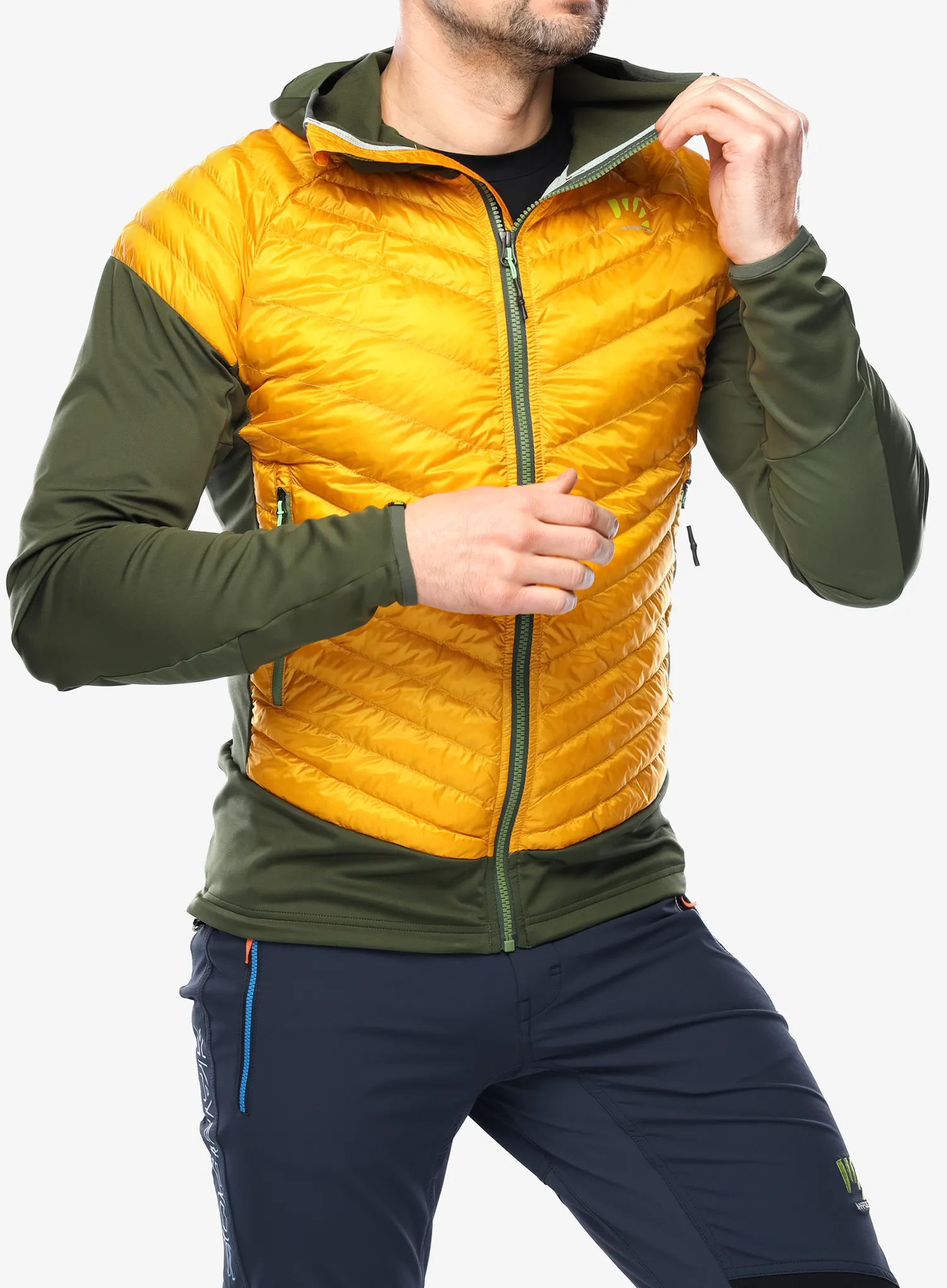 Хибридно яке Karpos Sass De Mura Jacket - radiant/rifle green