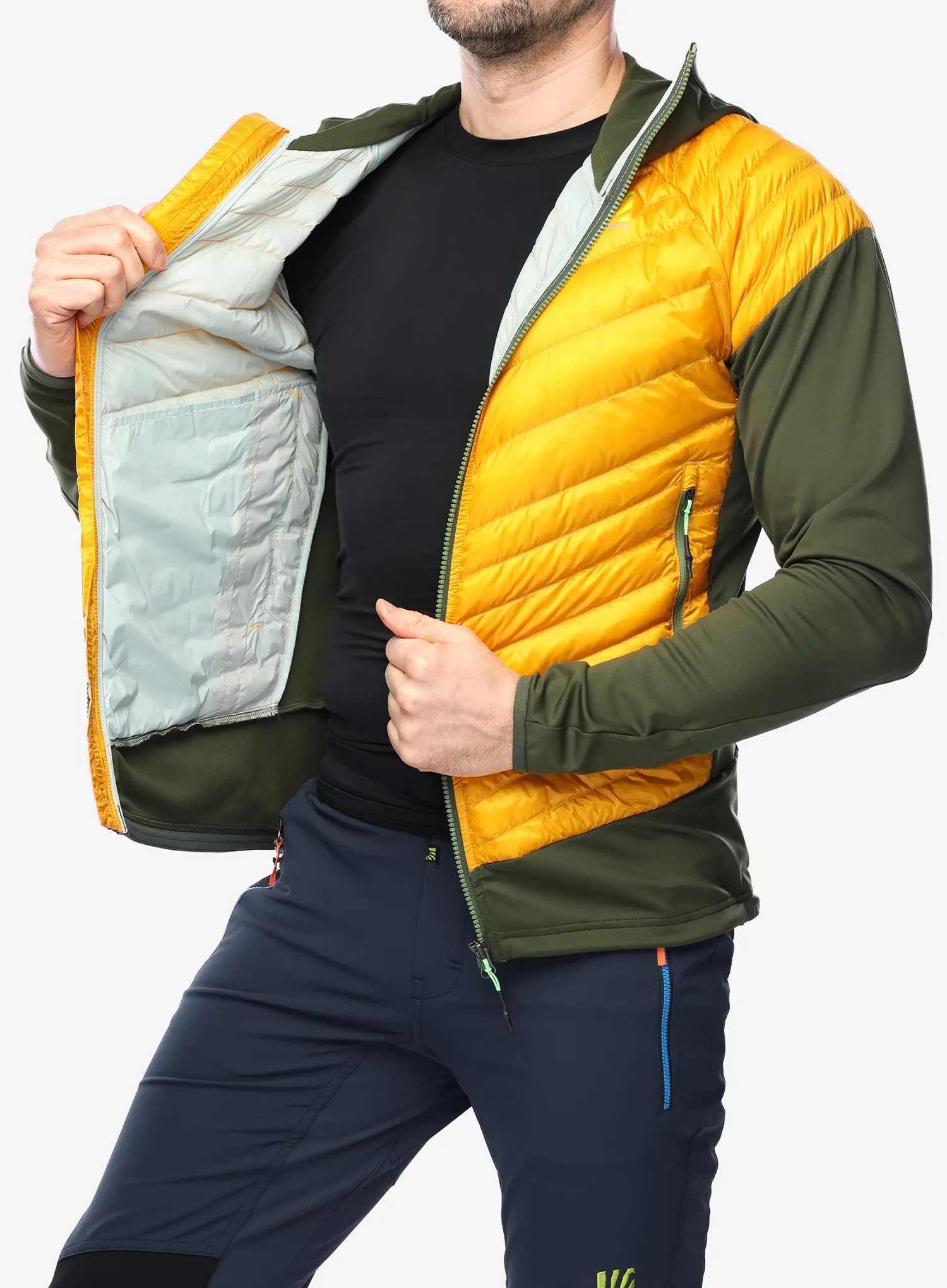 Хибридно яке Karpos Sass De Mura Jacket - radiant/rifle green