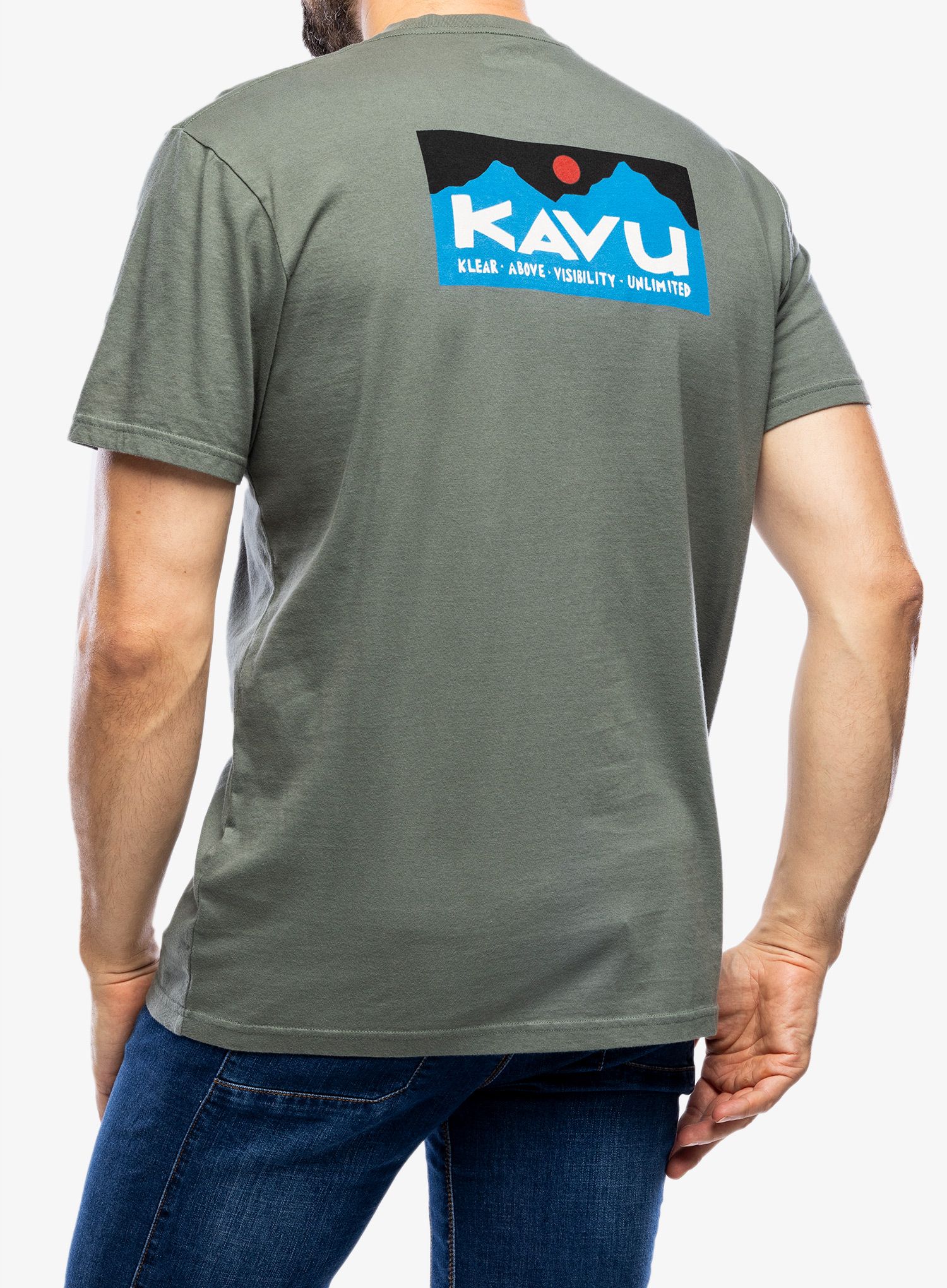 Памучна тениска Kavu Klear Above Etch Art - dark forest