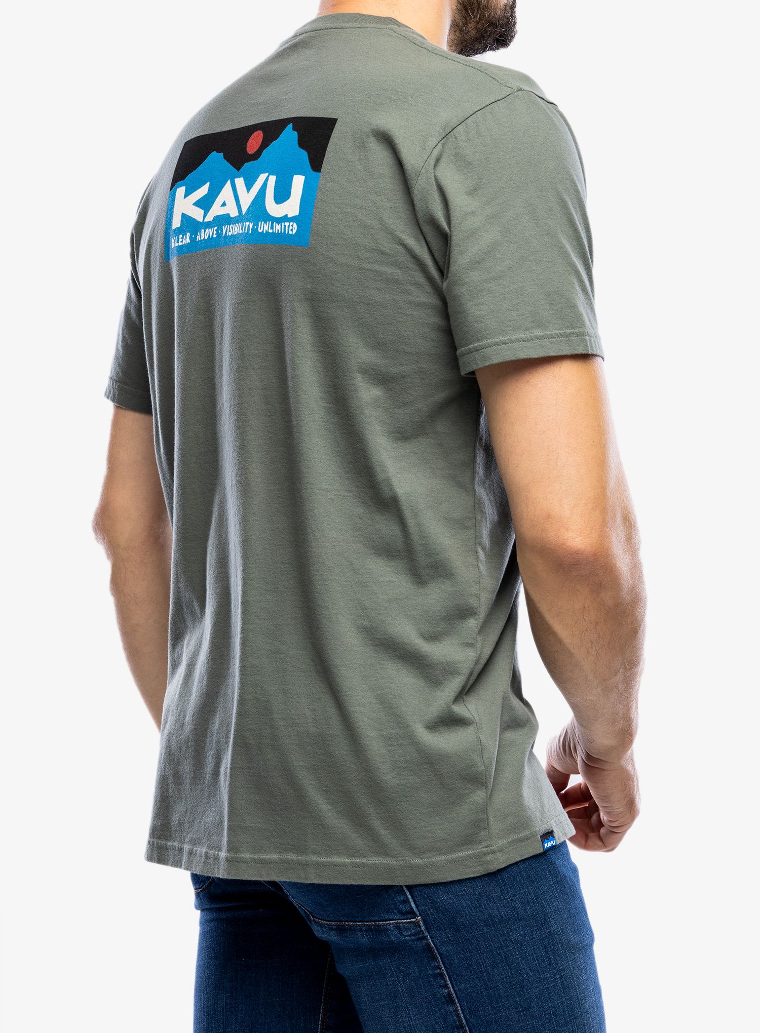 Памучна тениска Kavu Klear Above Etch Art - dark forest