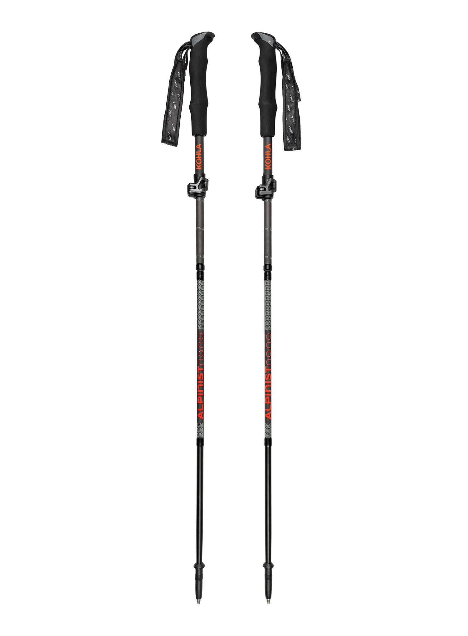 Карбонови щеки Kohla Alpinist Nano - black/red orange/iceberg green