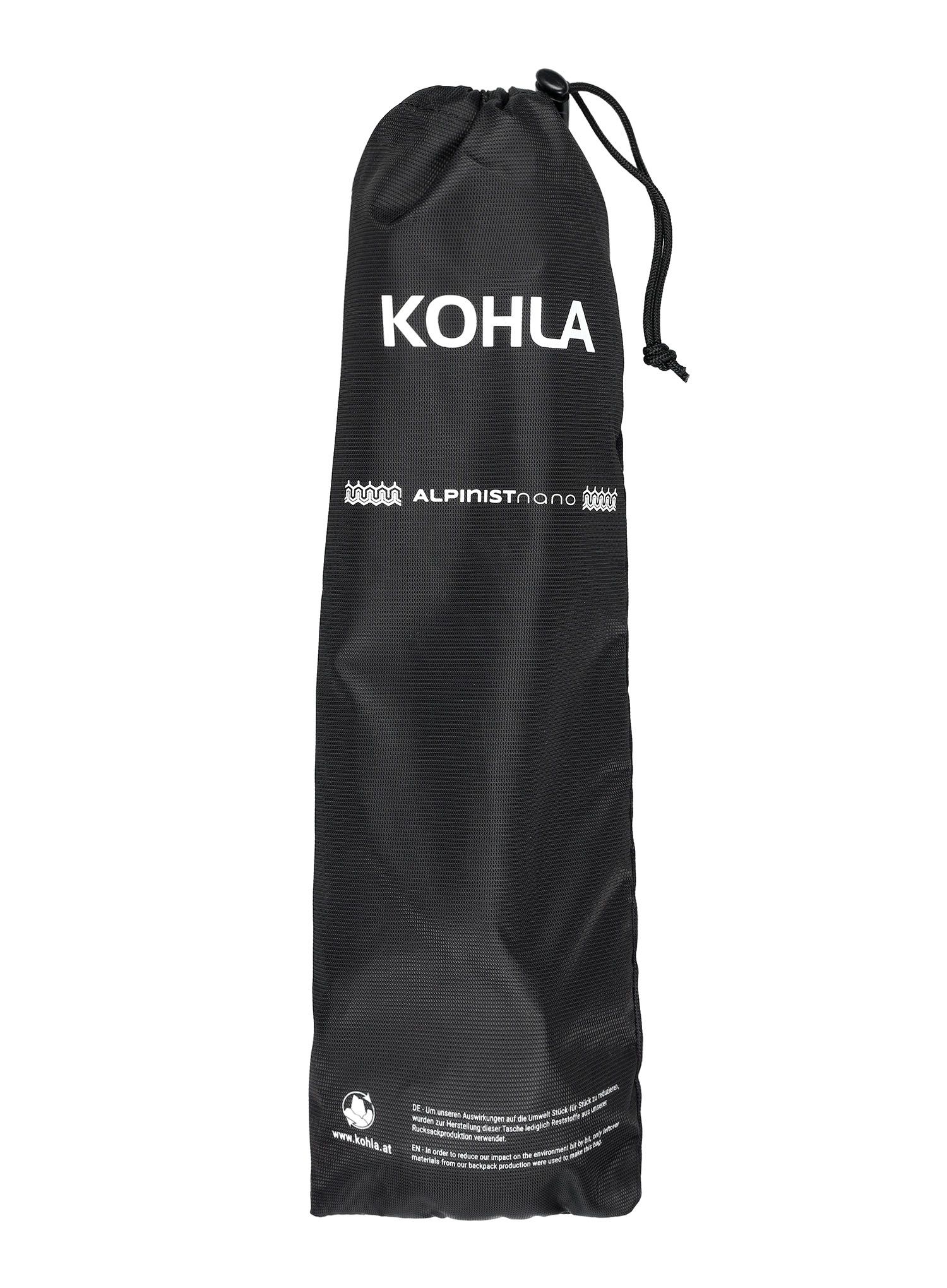 Карбонови щеки Kohla Alpinist Nano - black/red orange/iceberg green