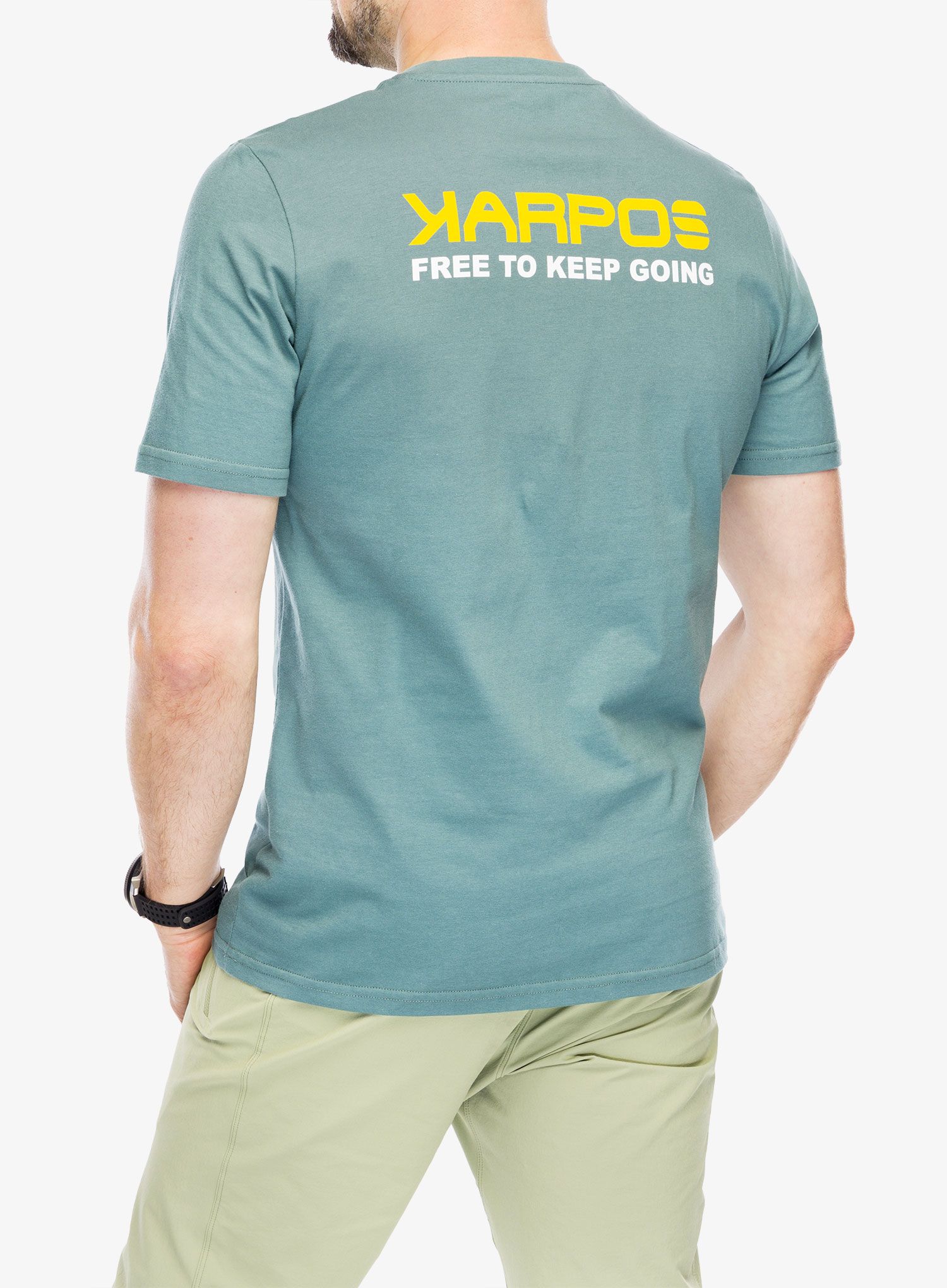 Памучна тениска Karpos Sport&Clean T-Shirt - run/north atlantic