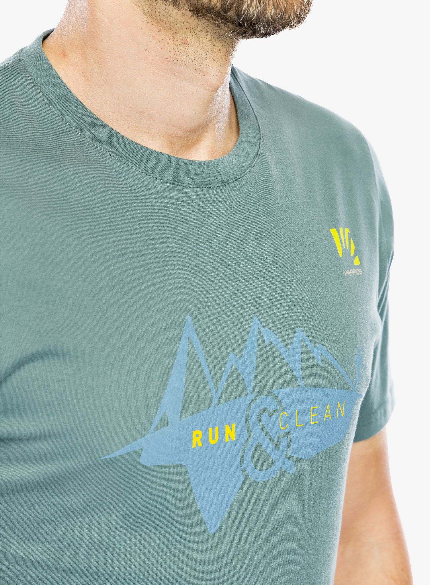 Памучна тениска Karpos Sport&Clean T-Shirt - run/north atlantic
