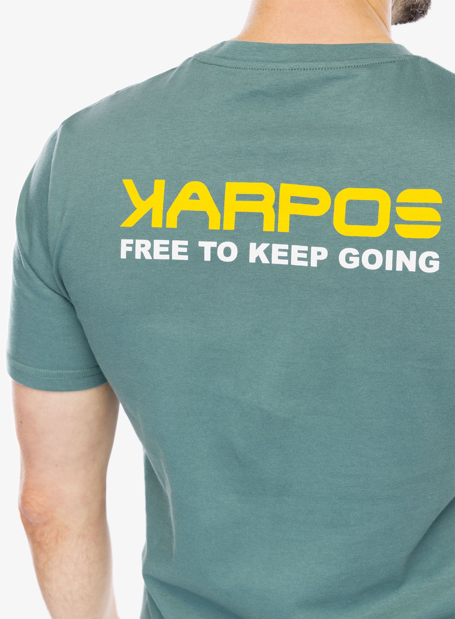 Памучна тениска Karpos Sport&Clean T-Shirt - run/north atlantic