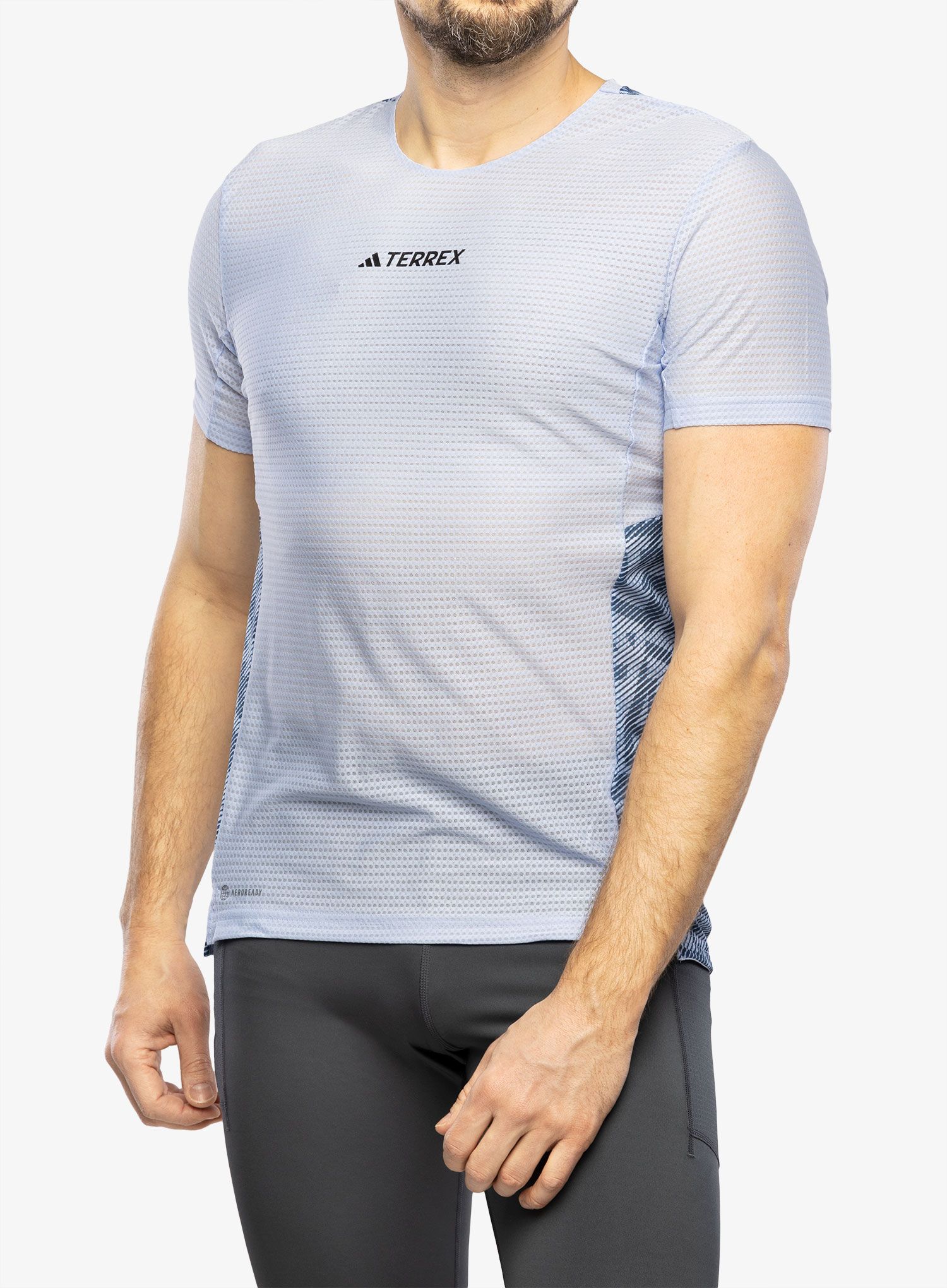 Тениска за бягане adidas TERREX Agravic Pro Trail Running T-Shirt - blue dawn/wonder steel