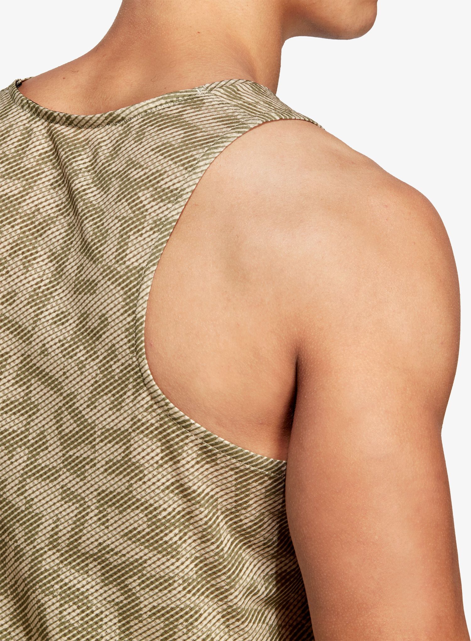 Тениска за бягане adidas TERREX Agravic Tank - savannh/focus olive