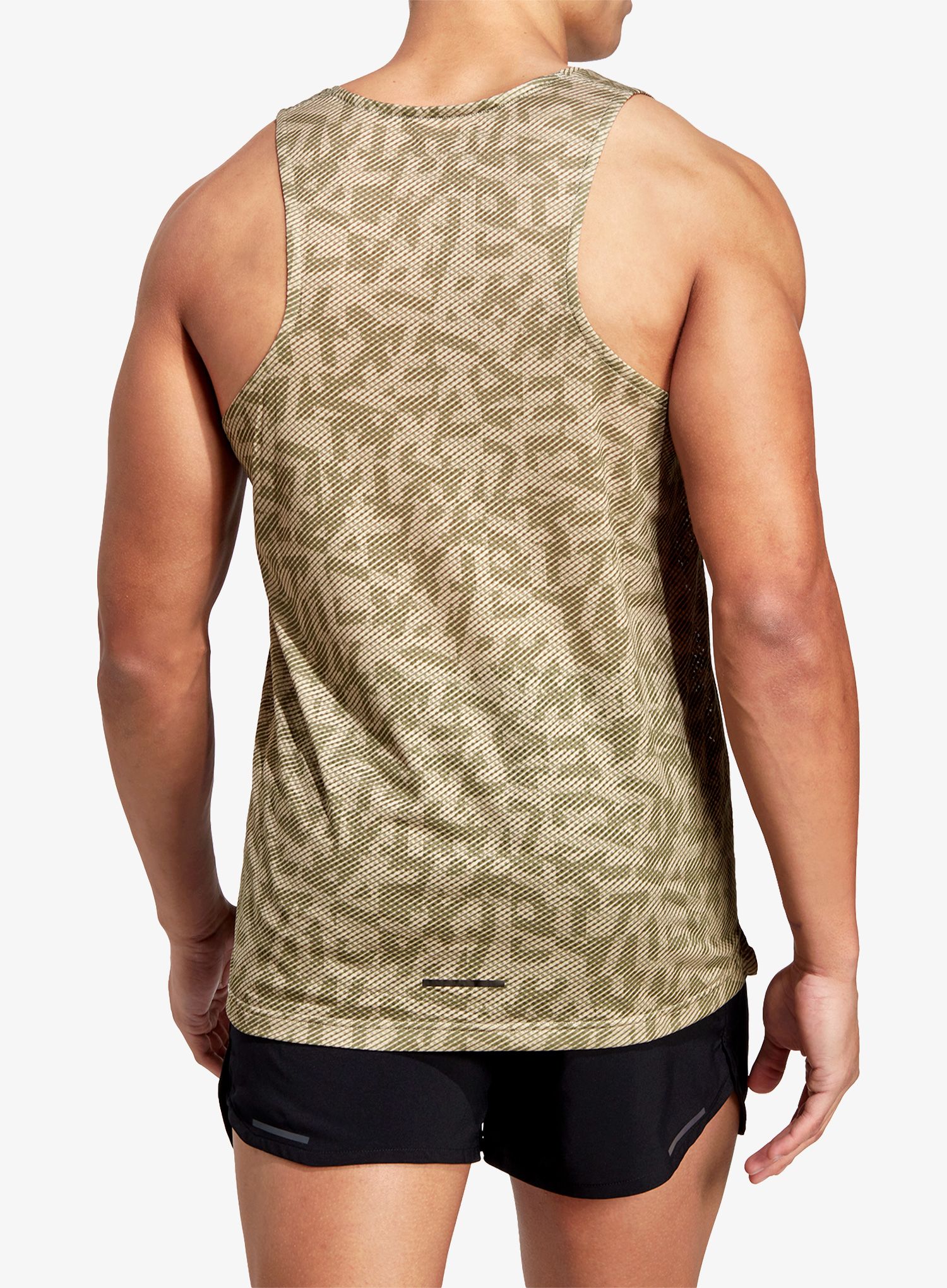 Тениска за бягане adidas TERREX Agravic Tank - savannh/focus olive